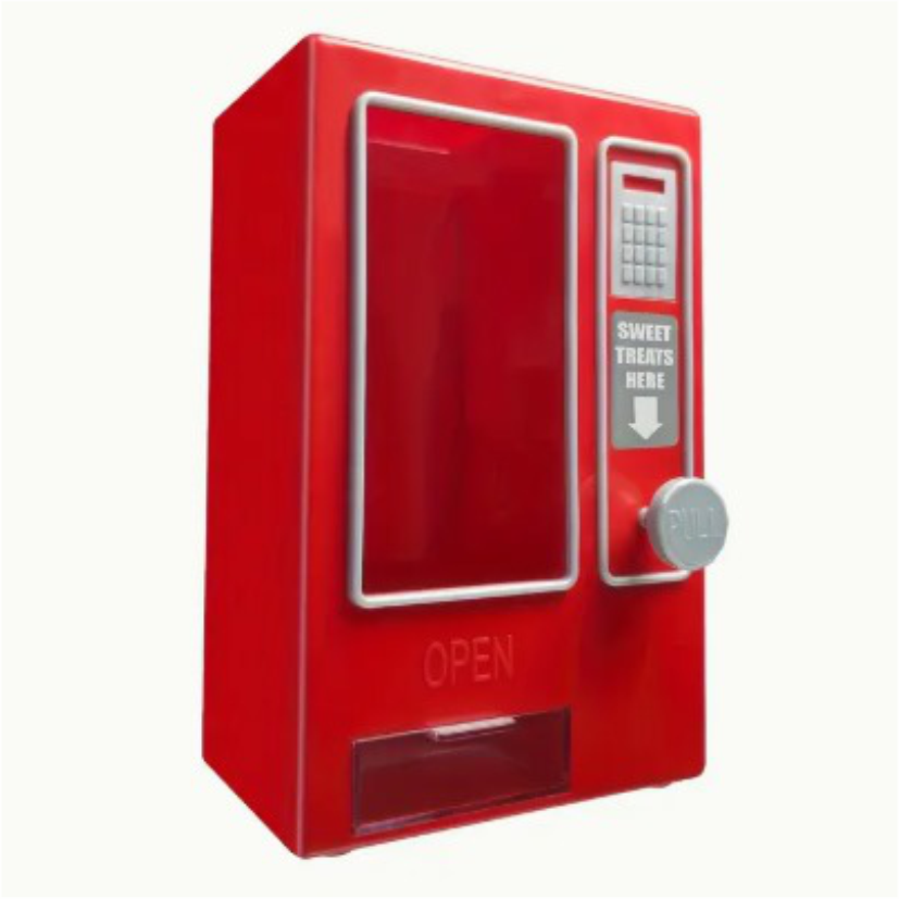 Mini Dispenser de Golosinas - Máquina Vending Retro