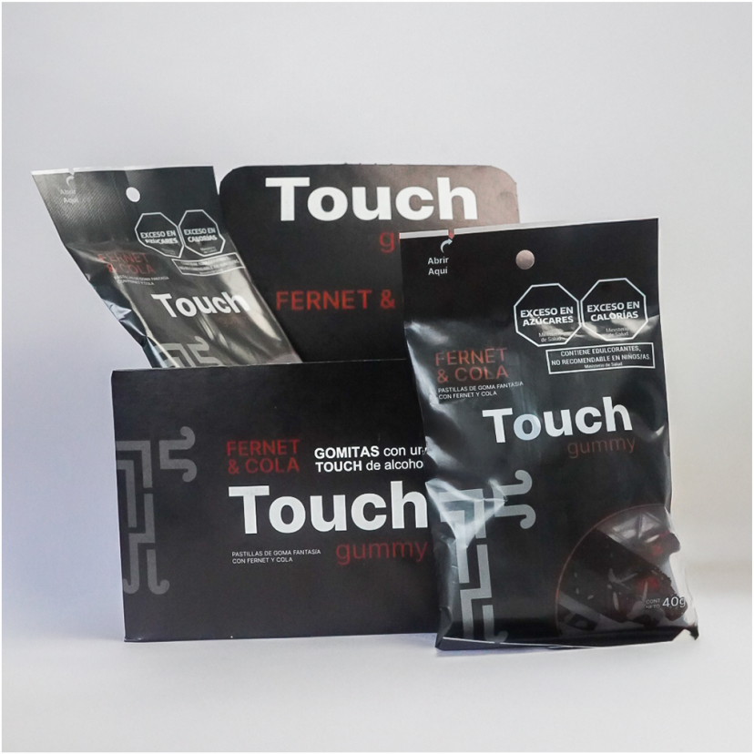 Gomitas con alcohol sabor Fernet y Cola - Fernet con Cola