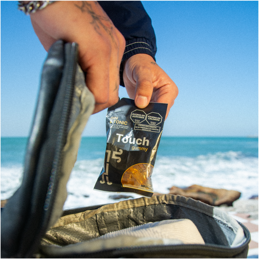 Gomitas con alcohol sabor cóctel de Gin, Agua Tónica y Limón - Gin Tonic