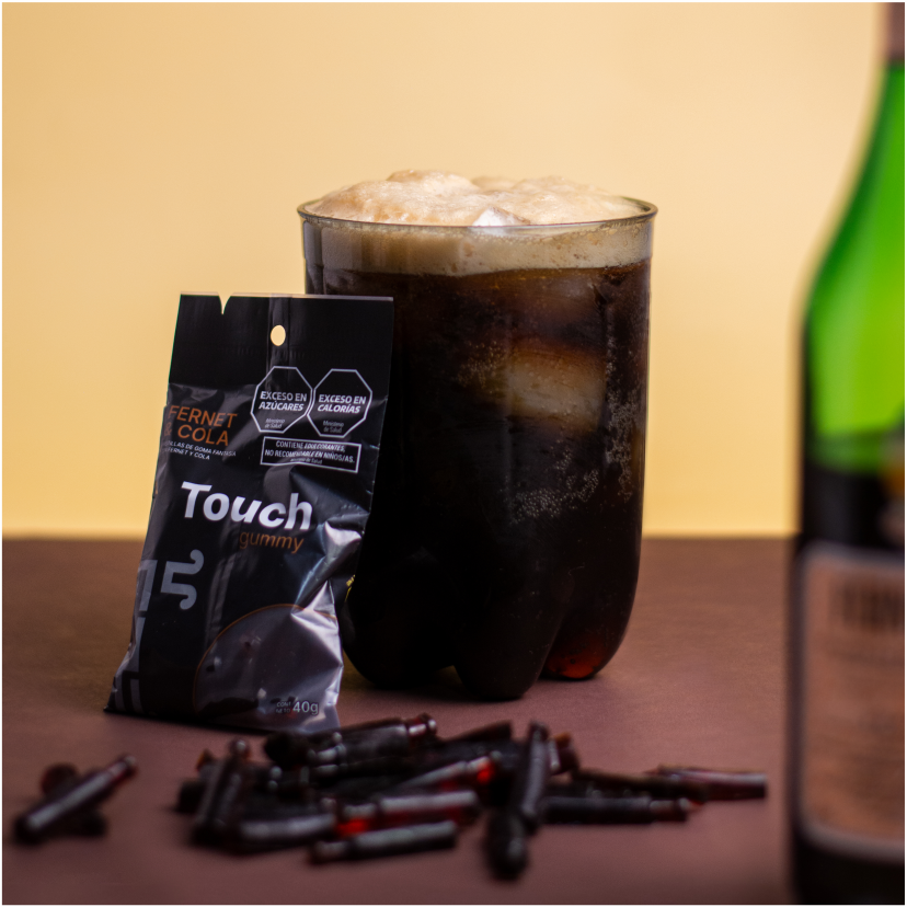 Gomitas con alcohol sabor Fernet y Cola - Fernet con Cola