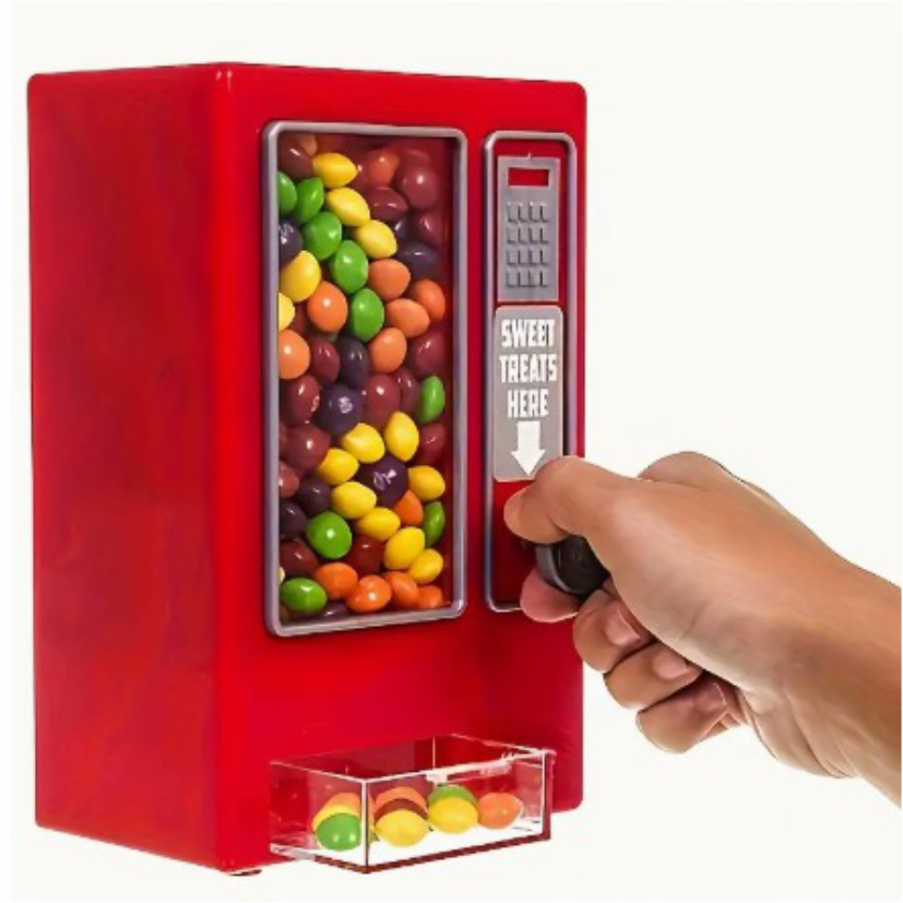 Mini Dispenser de Golosinas - Máquina Vending Retro