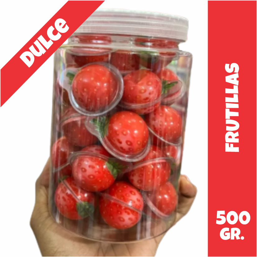Gomitas Frutillas Dulces Rellenas Importadas