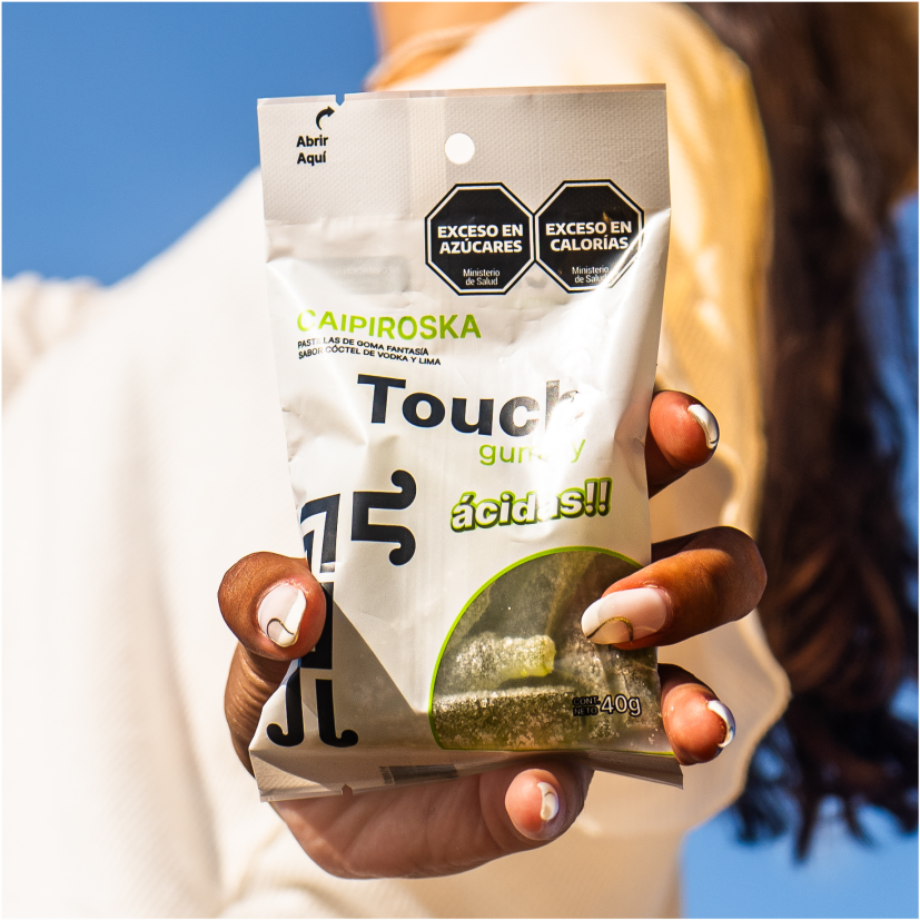 Gomitas con alcohol sabor cóctel de Vodka y Lima - Caipiroska