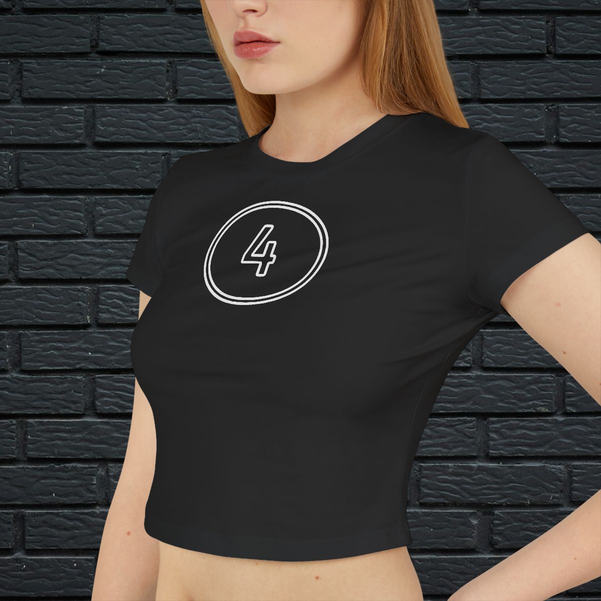 4Pill Sil Women's Graphic Crop T