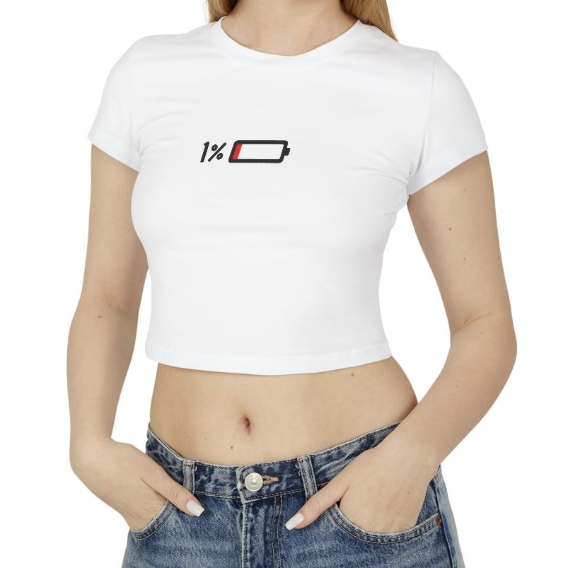low Women's Graphic Crop T