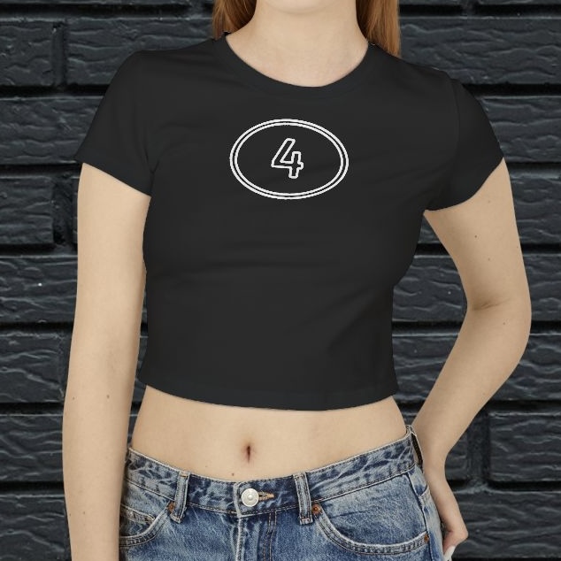 4Pill Sil Women's Graphic Crop T