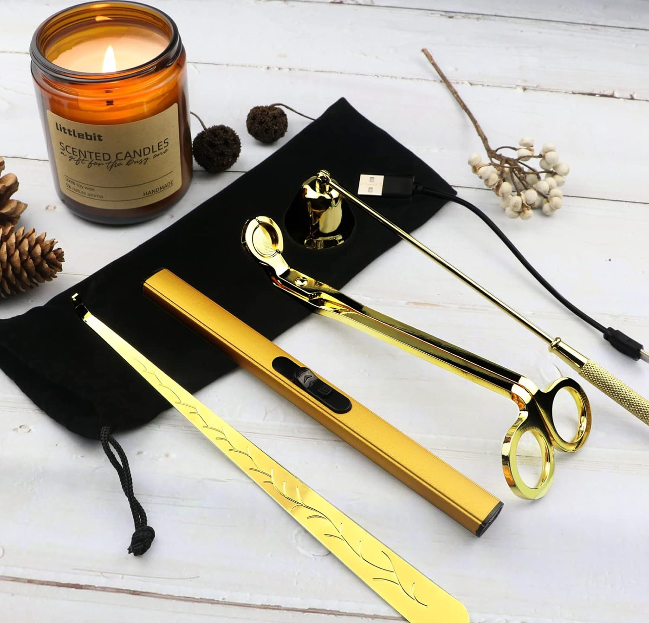 ENCENDEDOR DE VELAS RECARGABLE