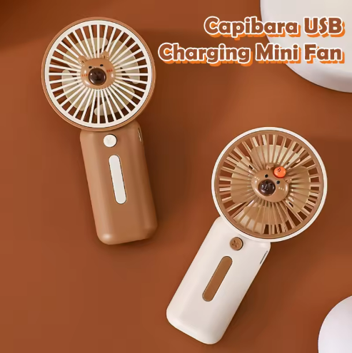 Capibara USB Charging Mini Fan