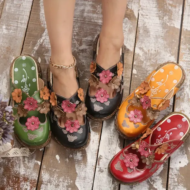 ⚡ Designed for Every Step 🚶Ethnic Style Thick Sole Sandals