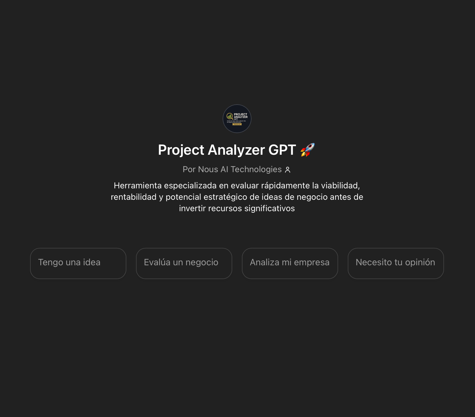 Project Analyzer GPT