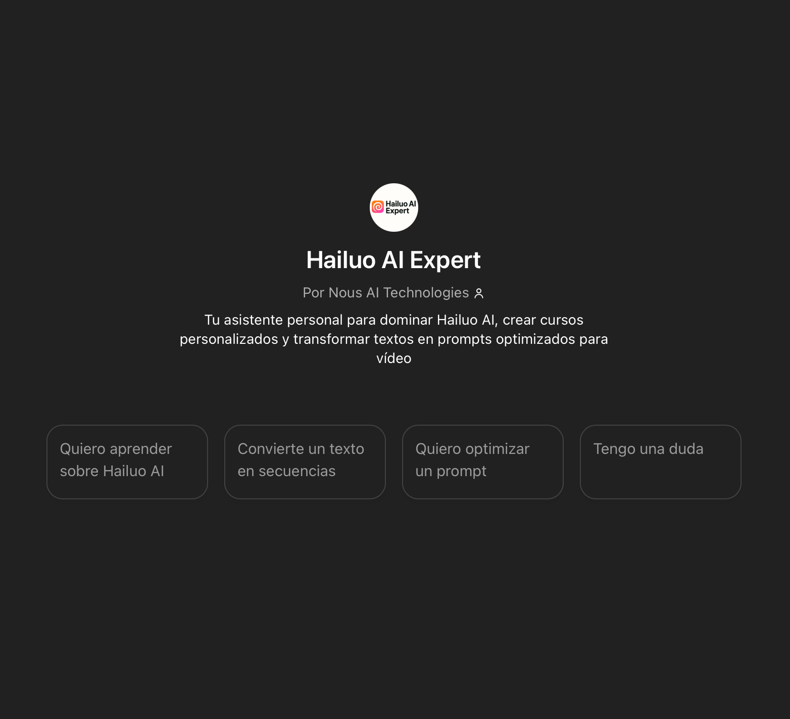 Hailuo AI Expert GPT