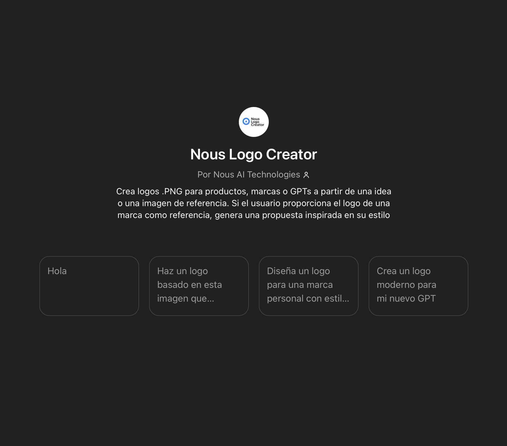 Nous Logo Creator GPT