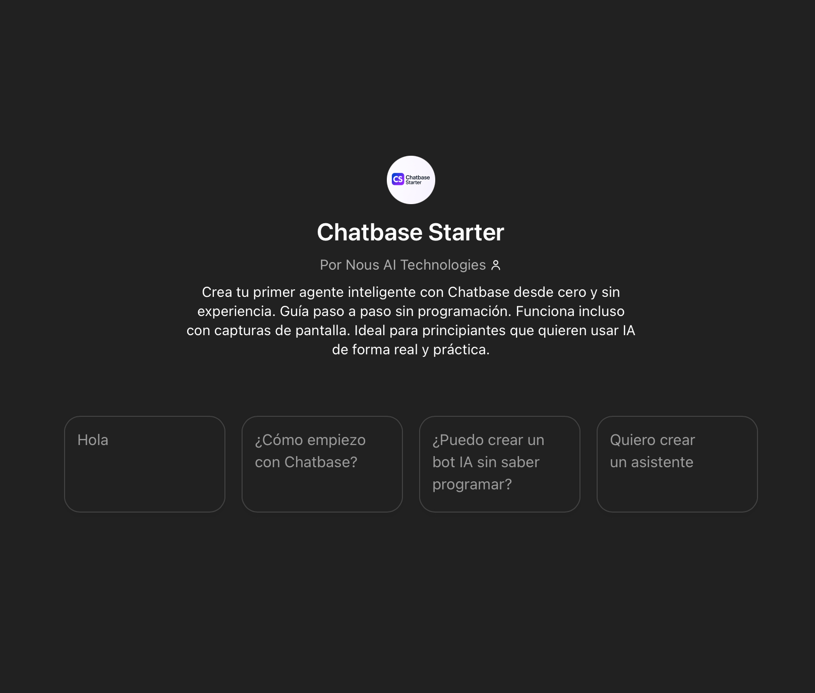 Chatbase Starter GPT