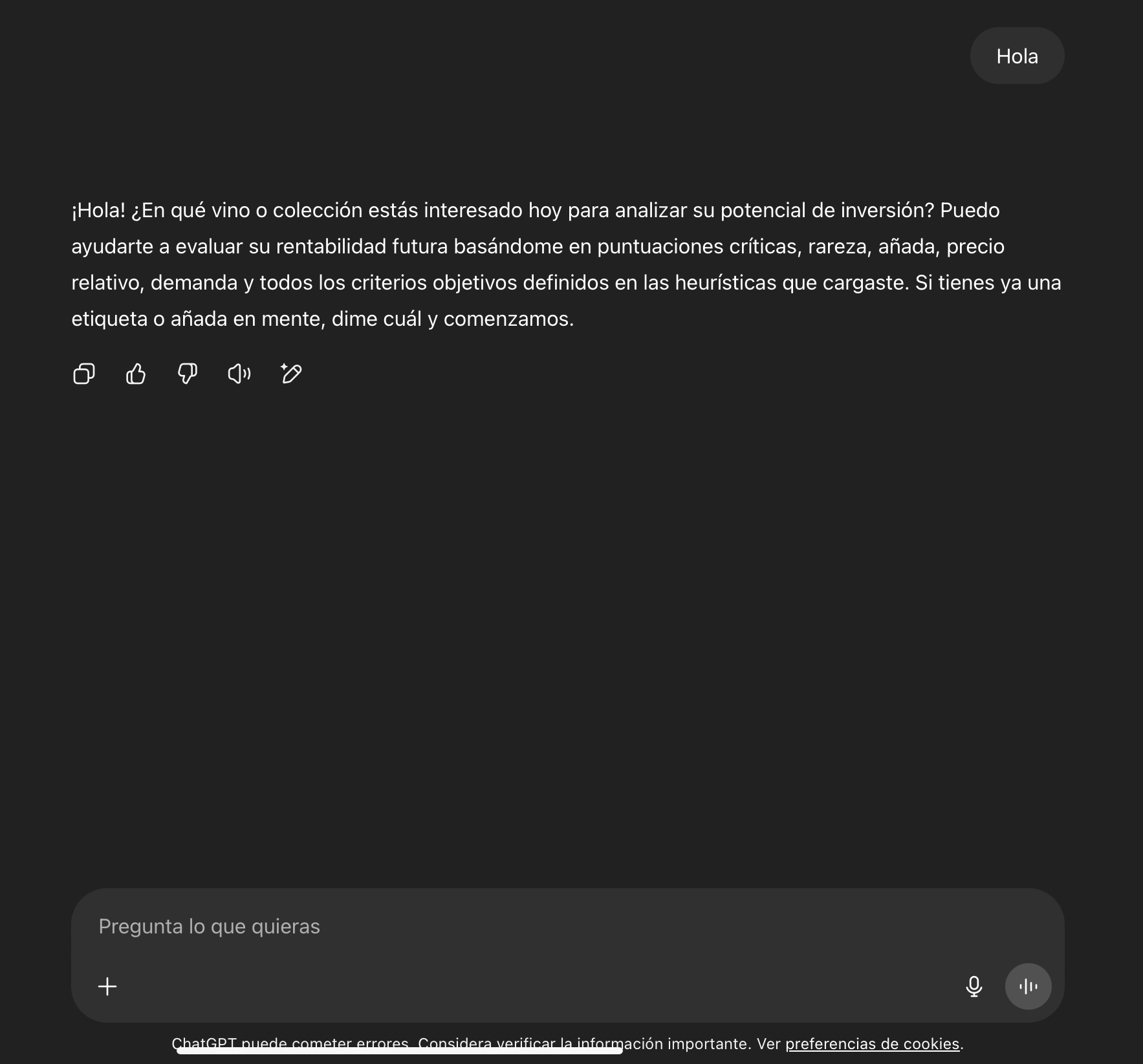 WineInvest GPT – Asistente Experto en Inversión en Vino