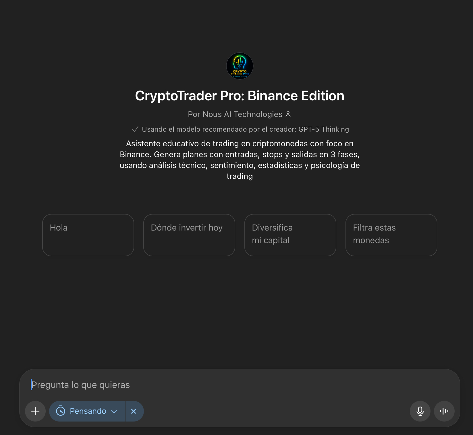 CryptoTrader Pro: Binance Edition