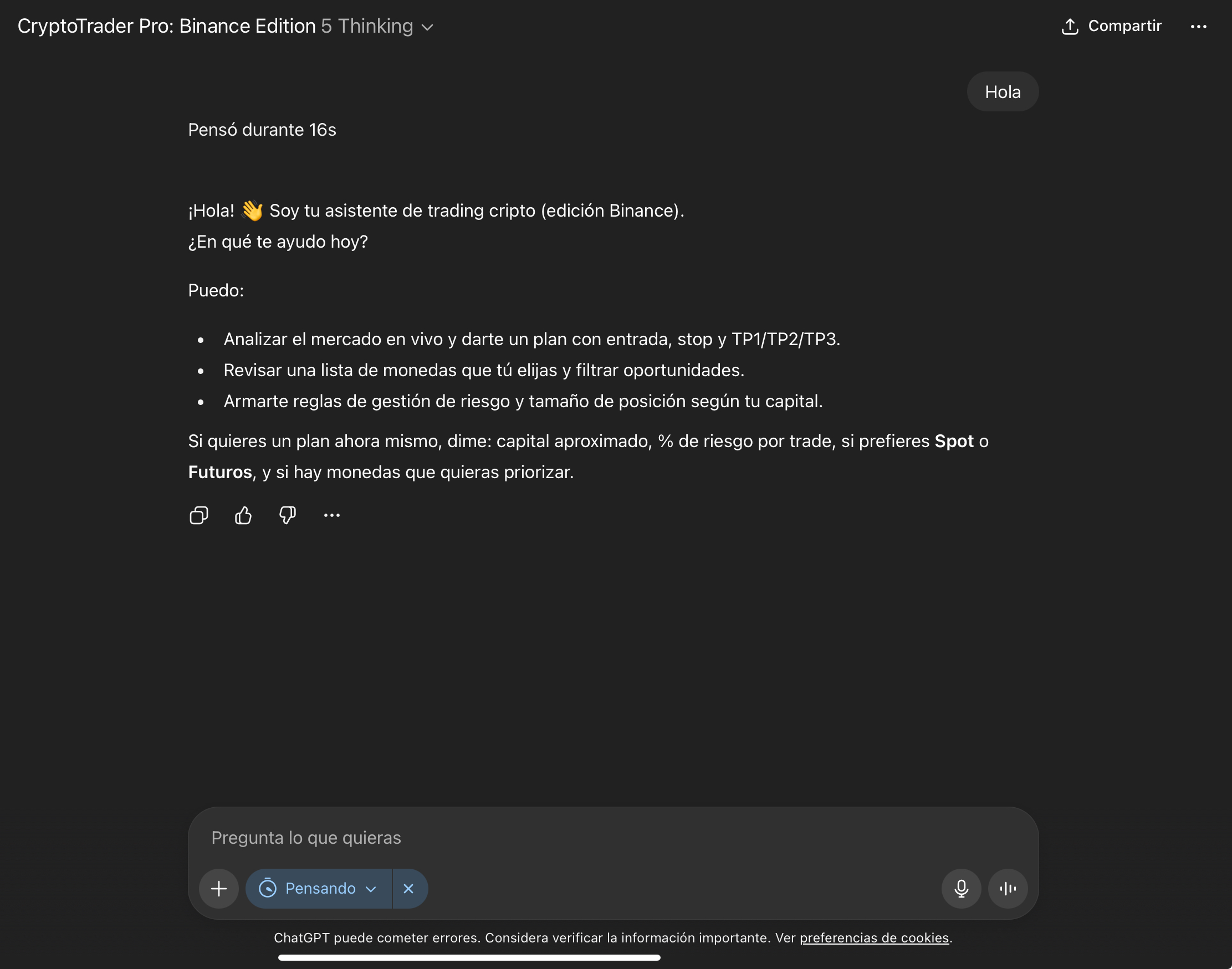 CryptoTrader Pro: Binance Edition