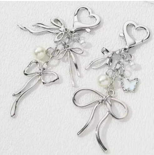 Elegant Silver Keychains