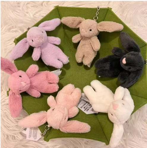 Plush Bunny Keychains