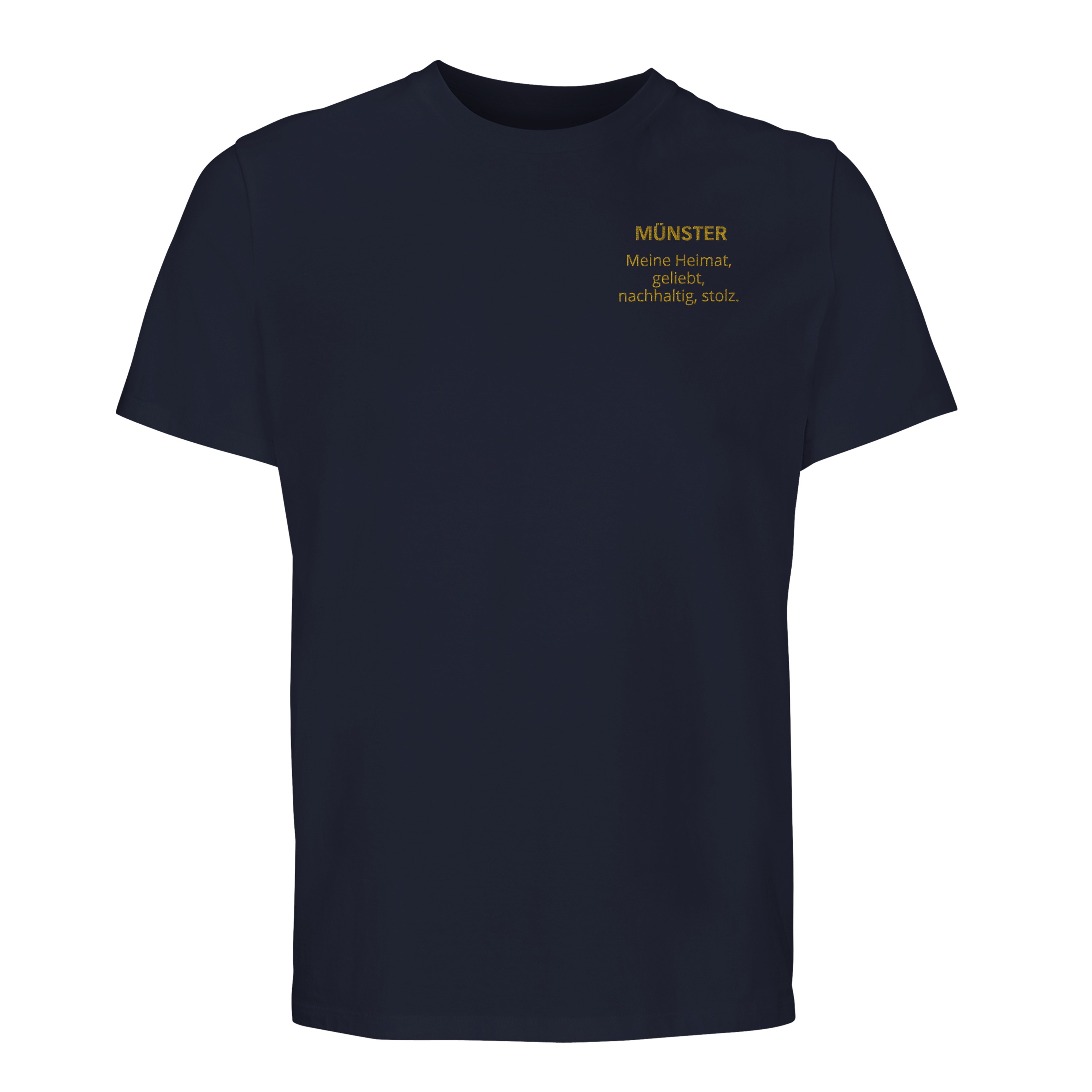 Personalisieren Sie Ihr Bio-Baumwolle T-Shirt mit Ihrer Lieblingsstadt und einem inspirierenden Wort!