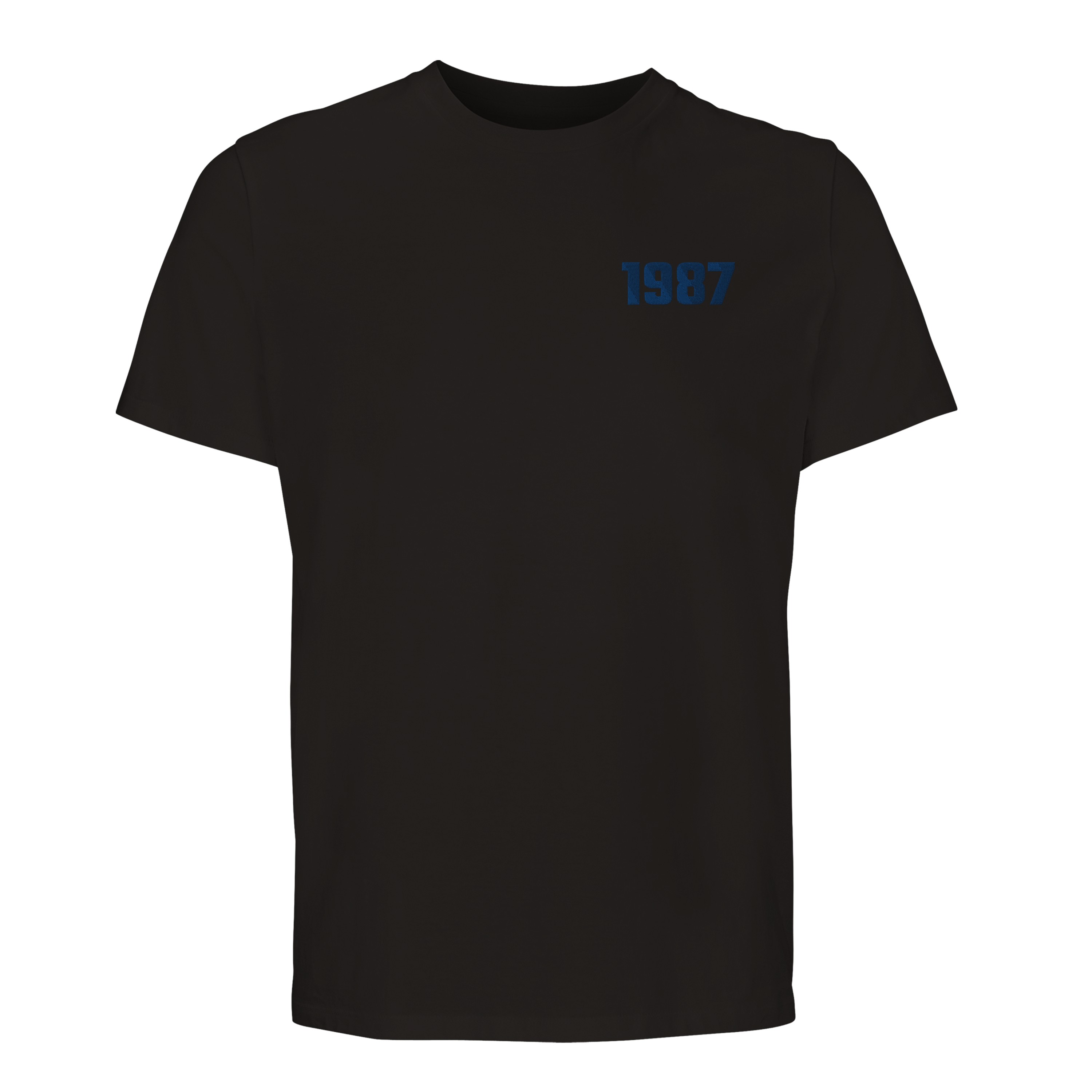 Gestalten Sie Ihr Bio-Baumwolle T-Shirt mit Ihrer Lieblingsstadt oder einer besonderen Zahl bestickt!