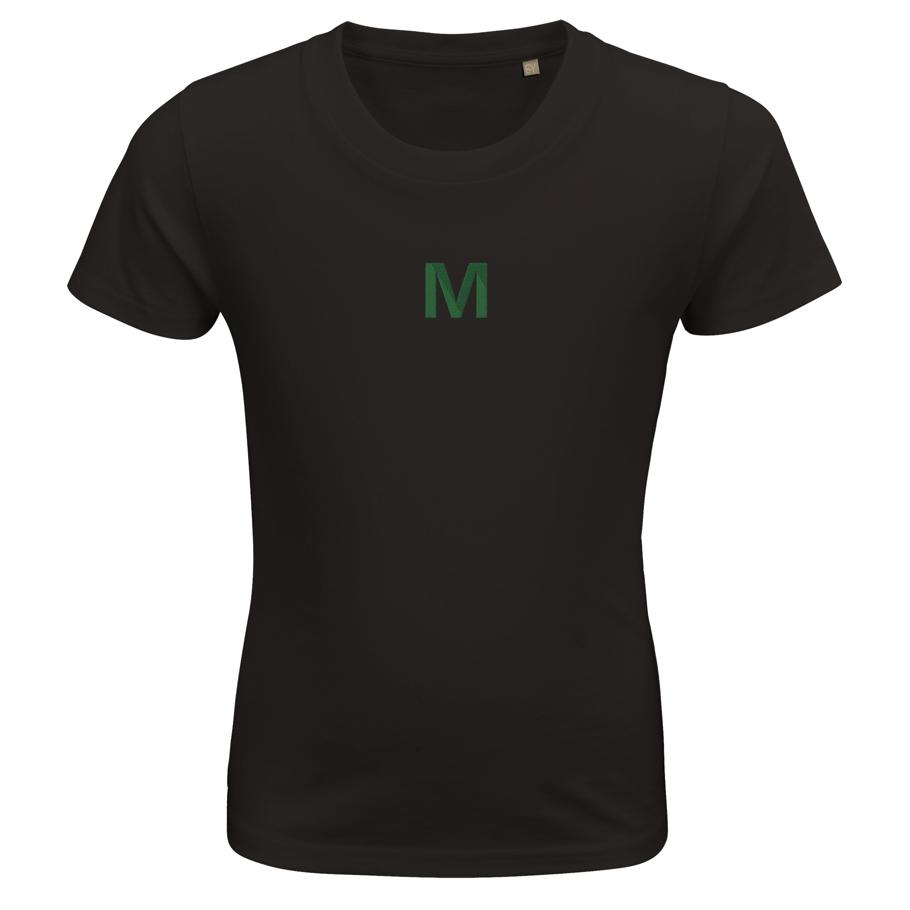 Gestalten Sie Ihr Bio-Baumwolle Kinder T-Shirt mit Initialen Ihrer Lieblingsstadt bestickt!