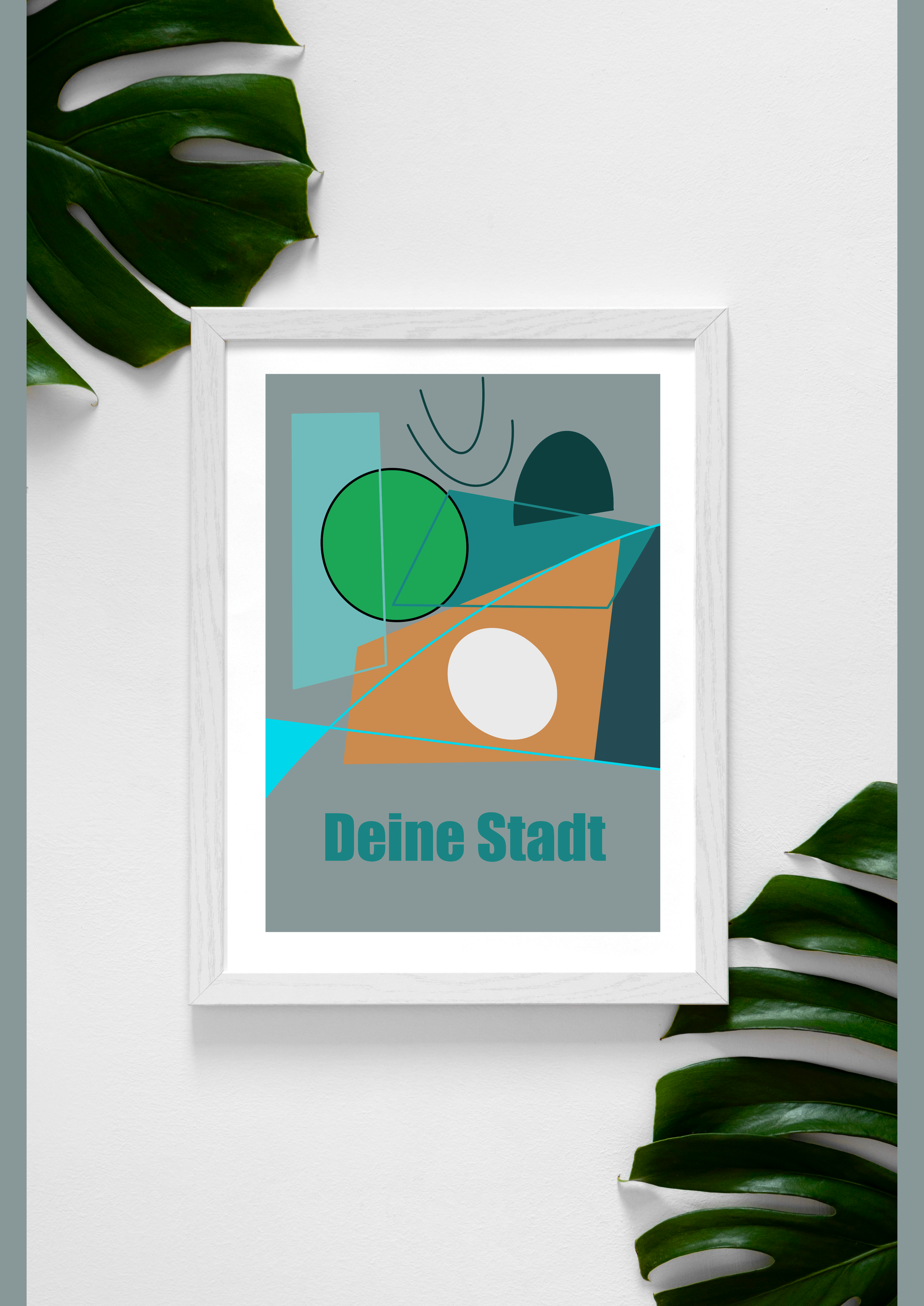 Personalisieren Sie diesen originalen Druck mit Ihrer Stadt