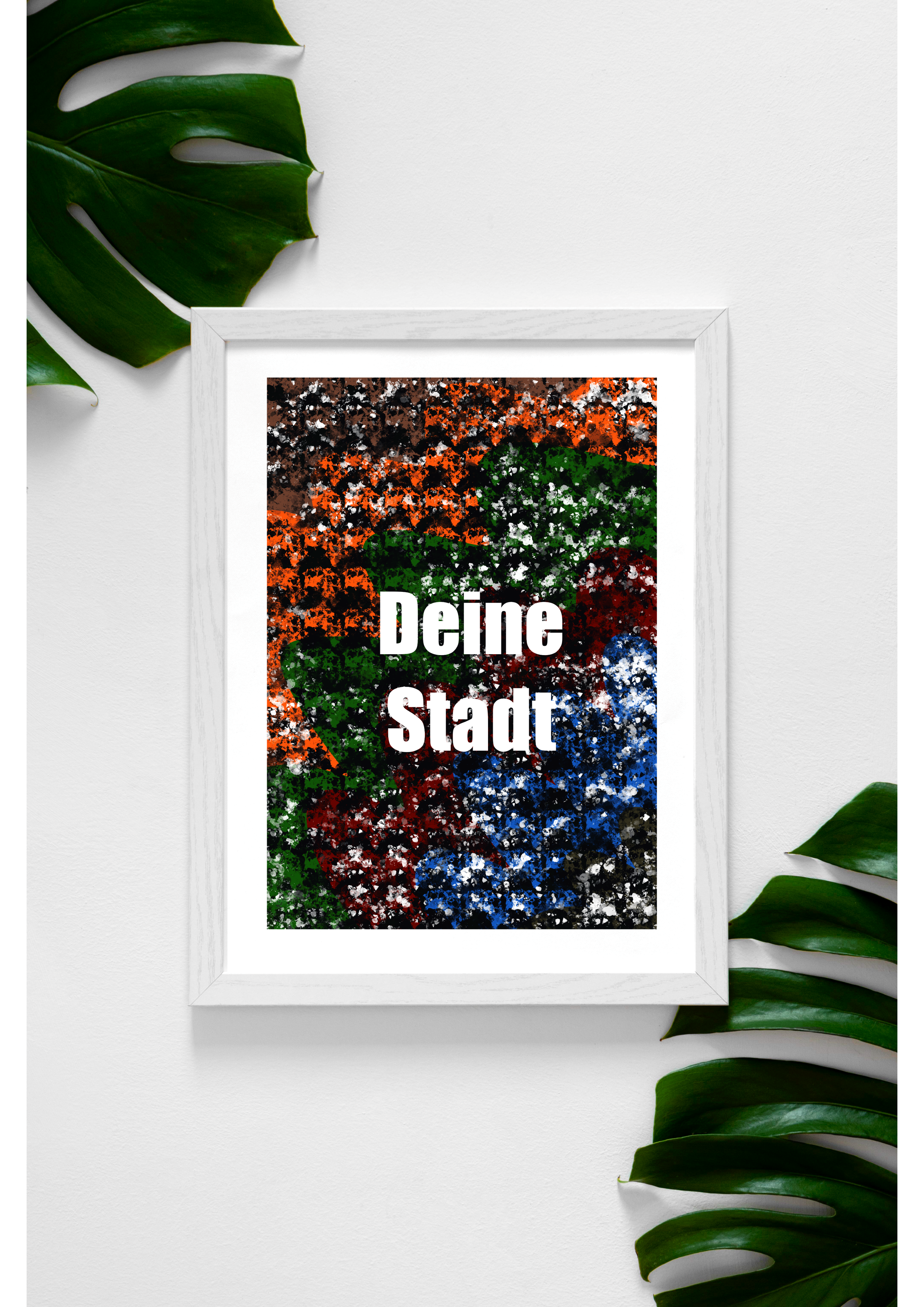 Personalisieren Sie diesen originalen Druck mit Ihrer Stadt