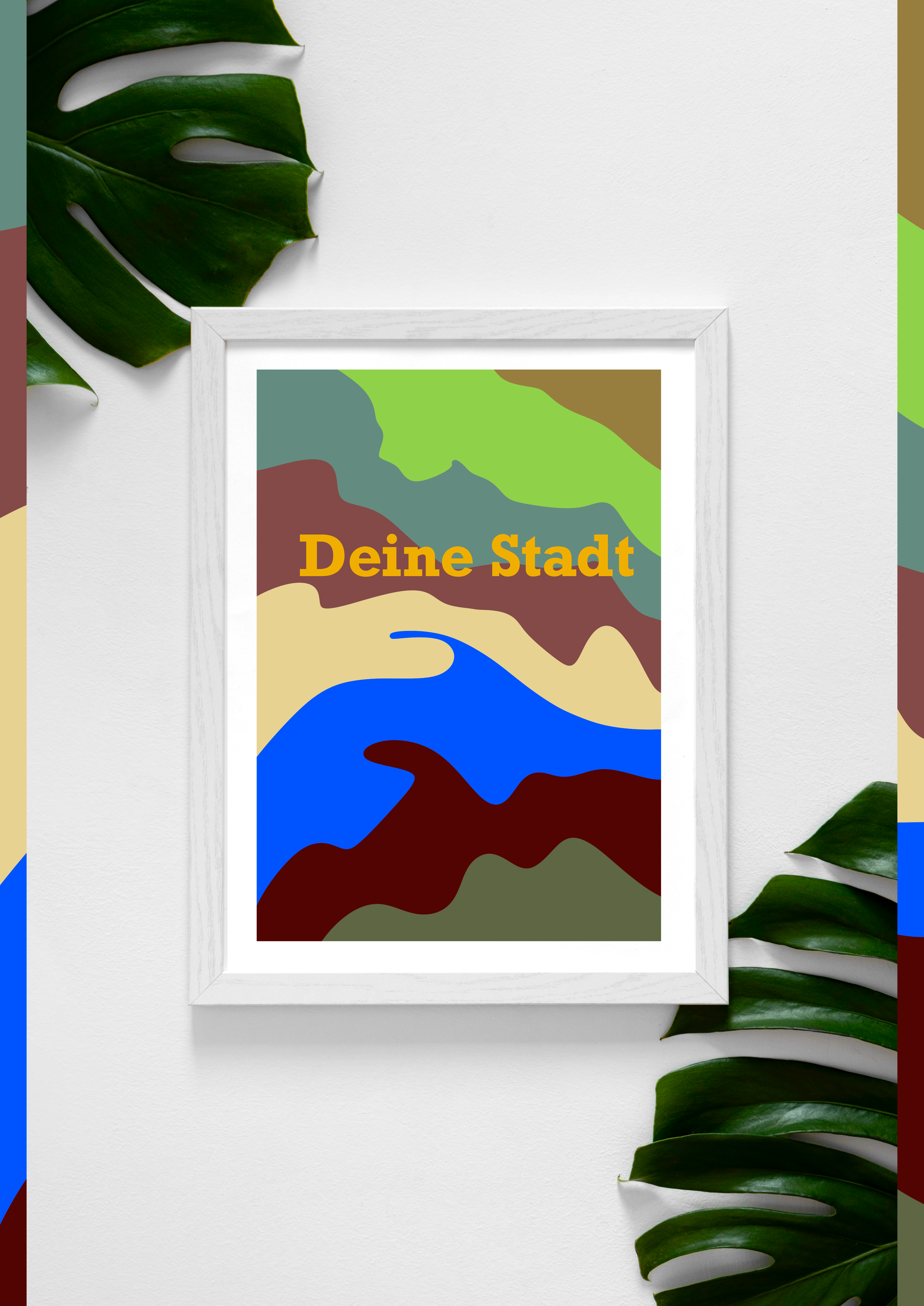 Personalisieren Sie diesen originalen Druck mit Ihrer Stadt