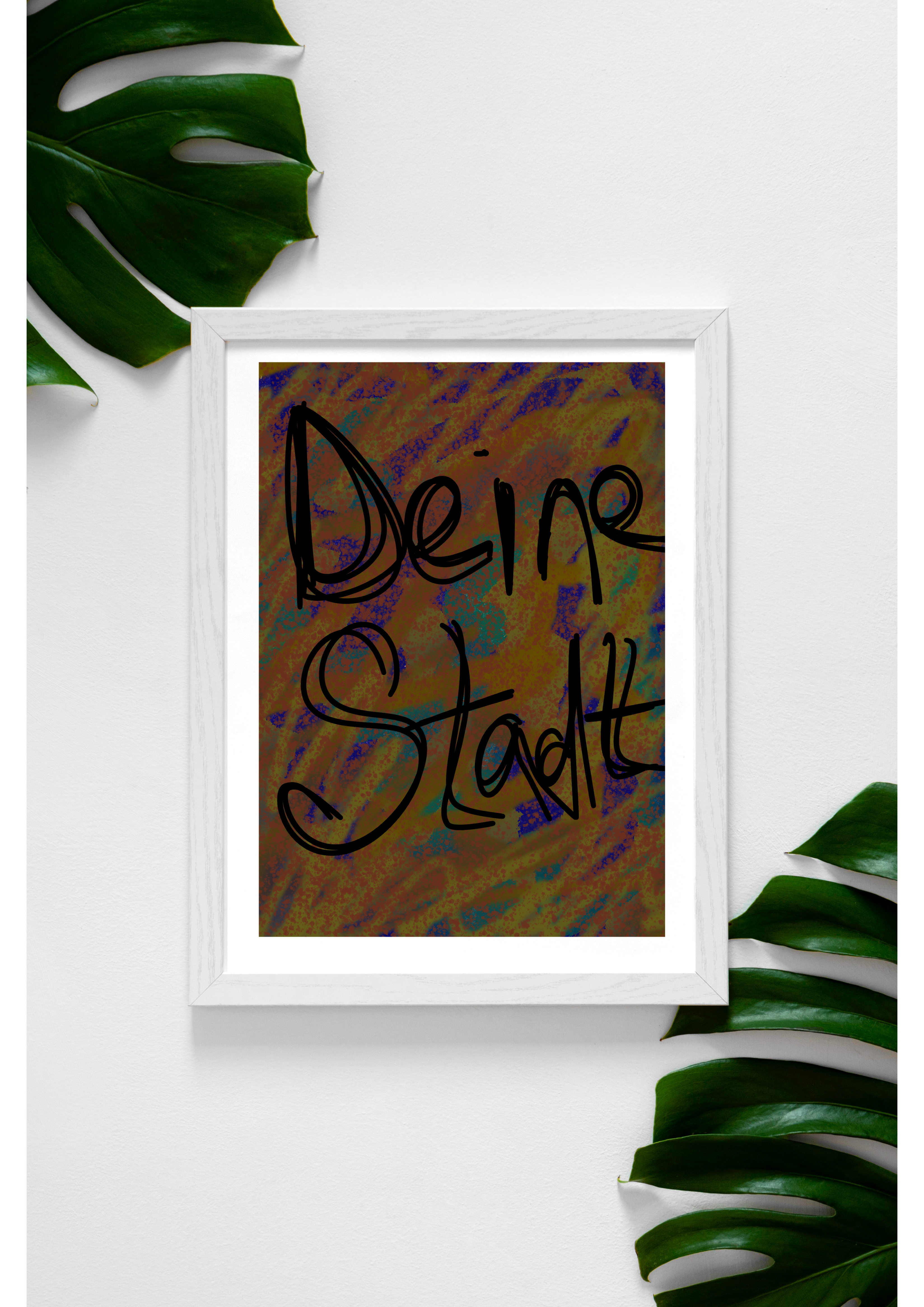 Personalisieren Sie diesen originalen Druck mit Ihrer Stadt