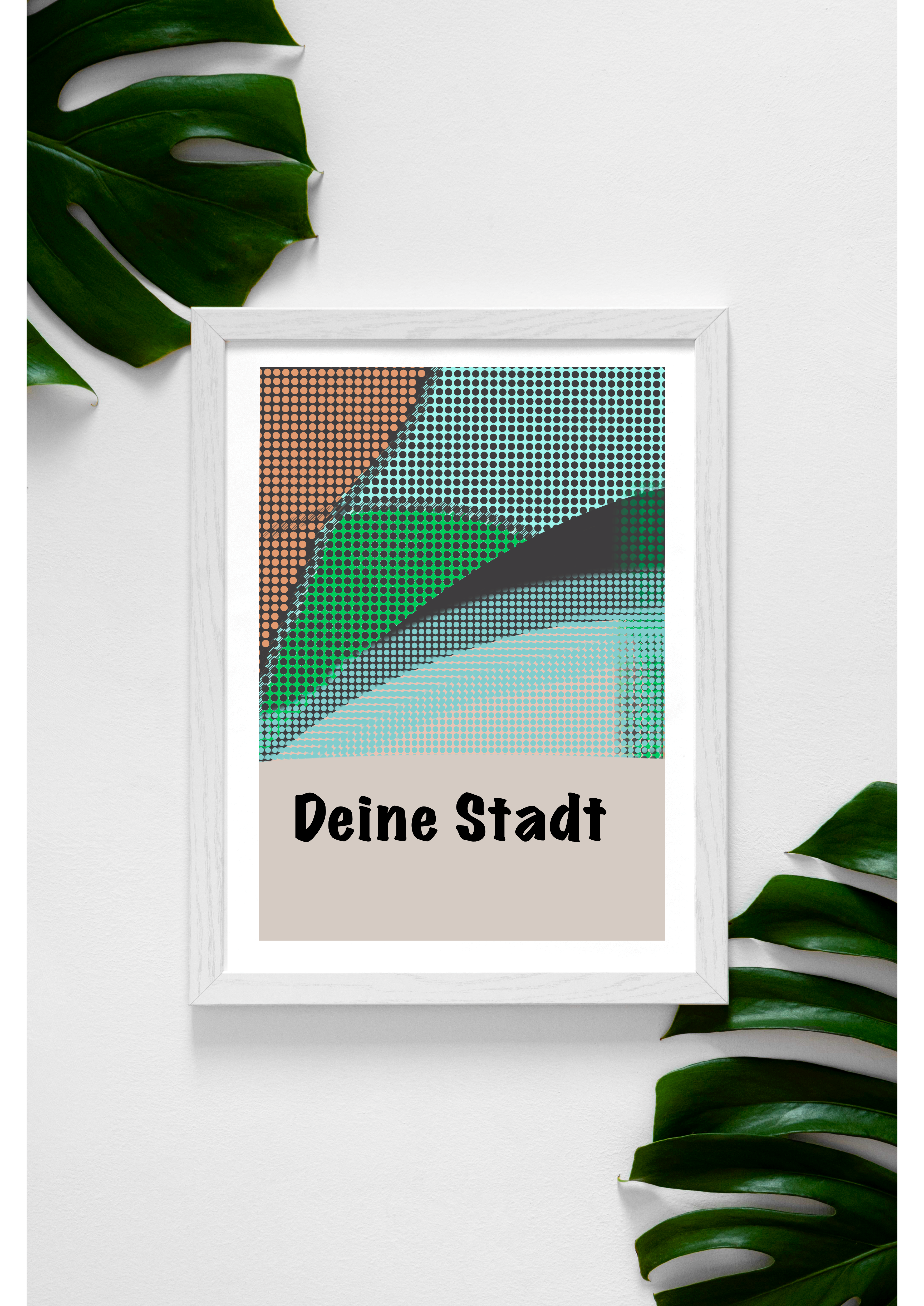 Personalisieren Sie diesen originalen Druck mit Ihrer Stadt