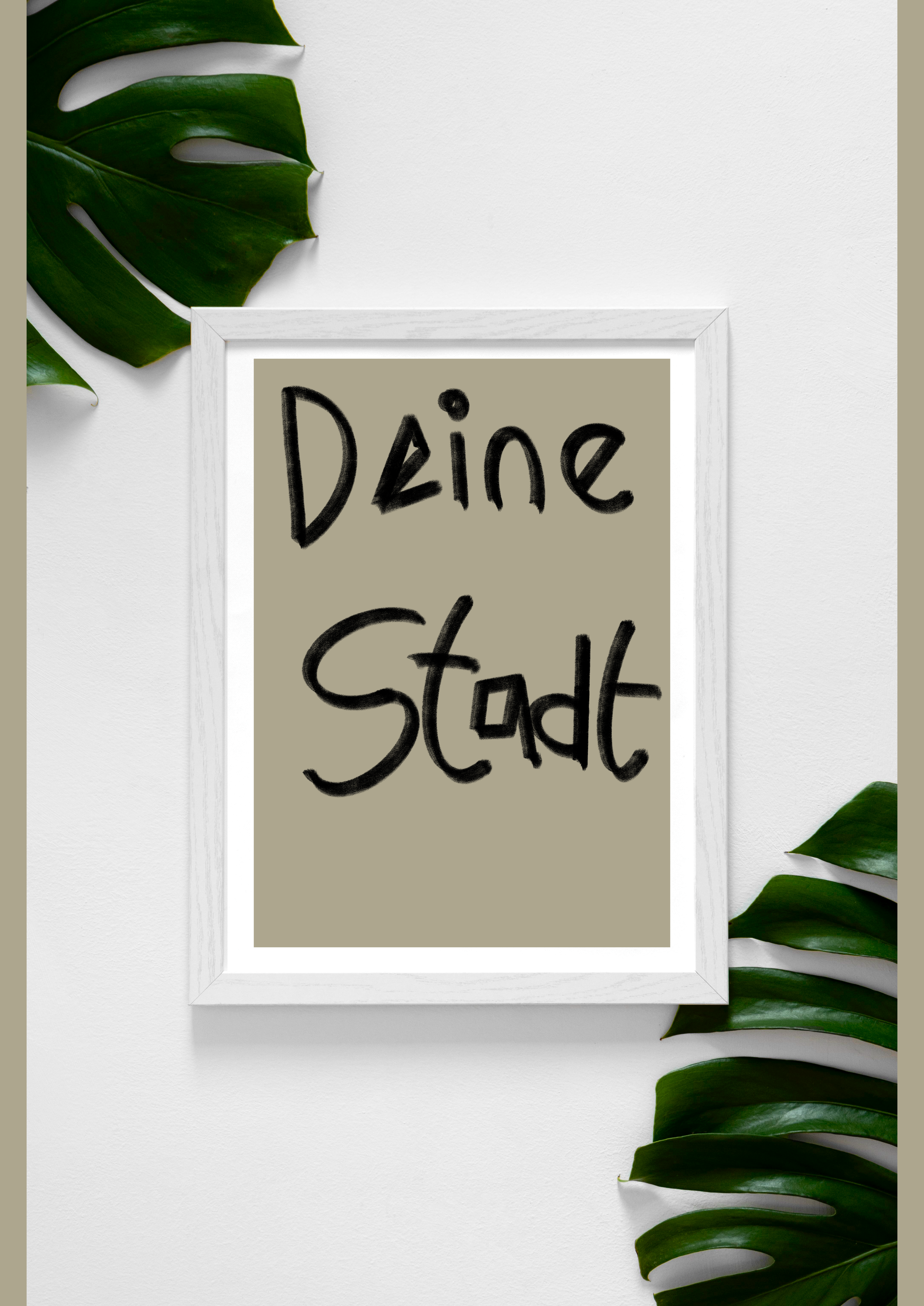 Personalisieren Sie diesen originalen Druck mit Ihrer Stadt