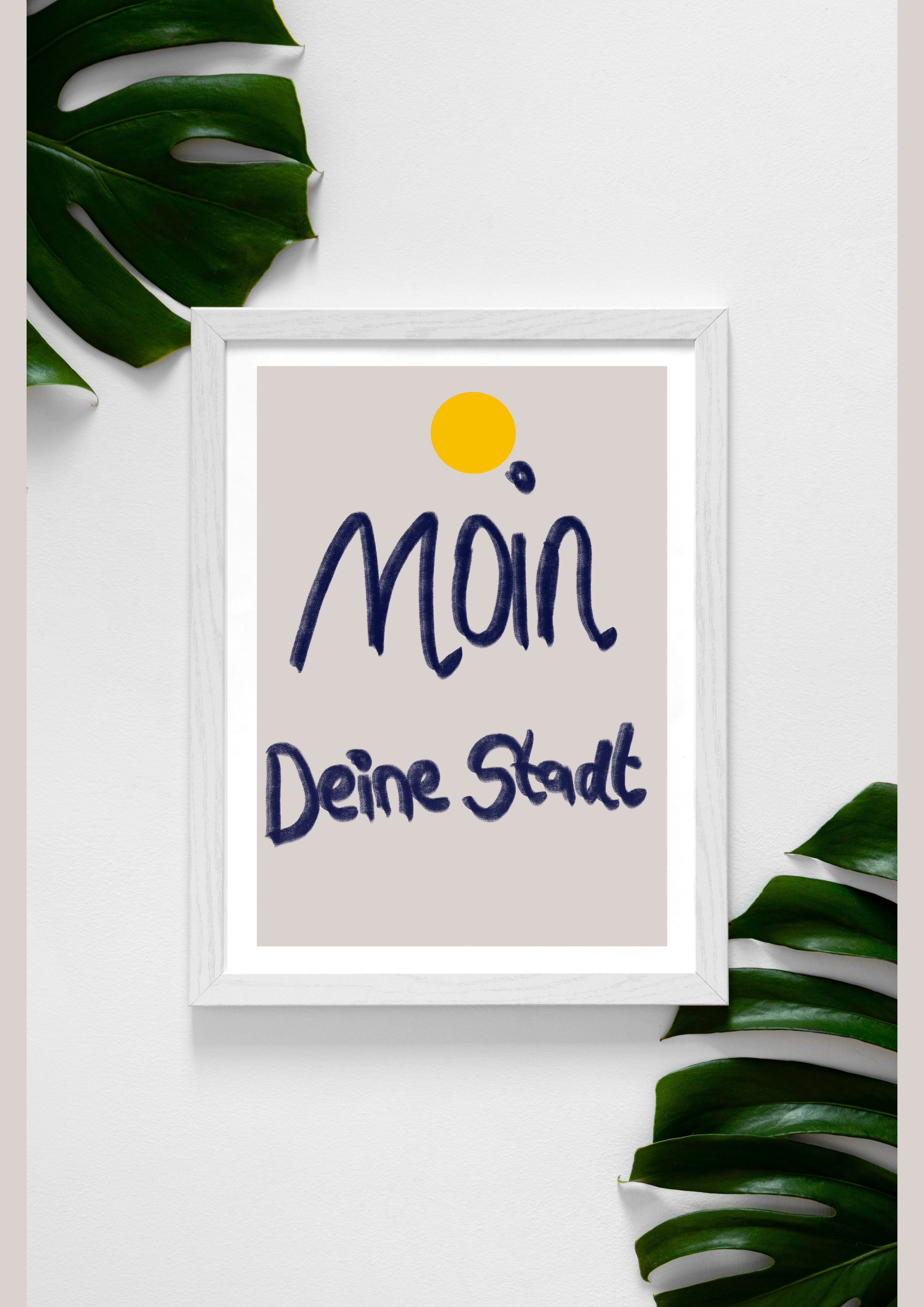 Personalisieren Sie diesen originalen Druck mit Ihrer Stadt