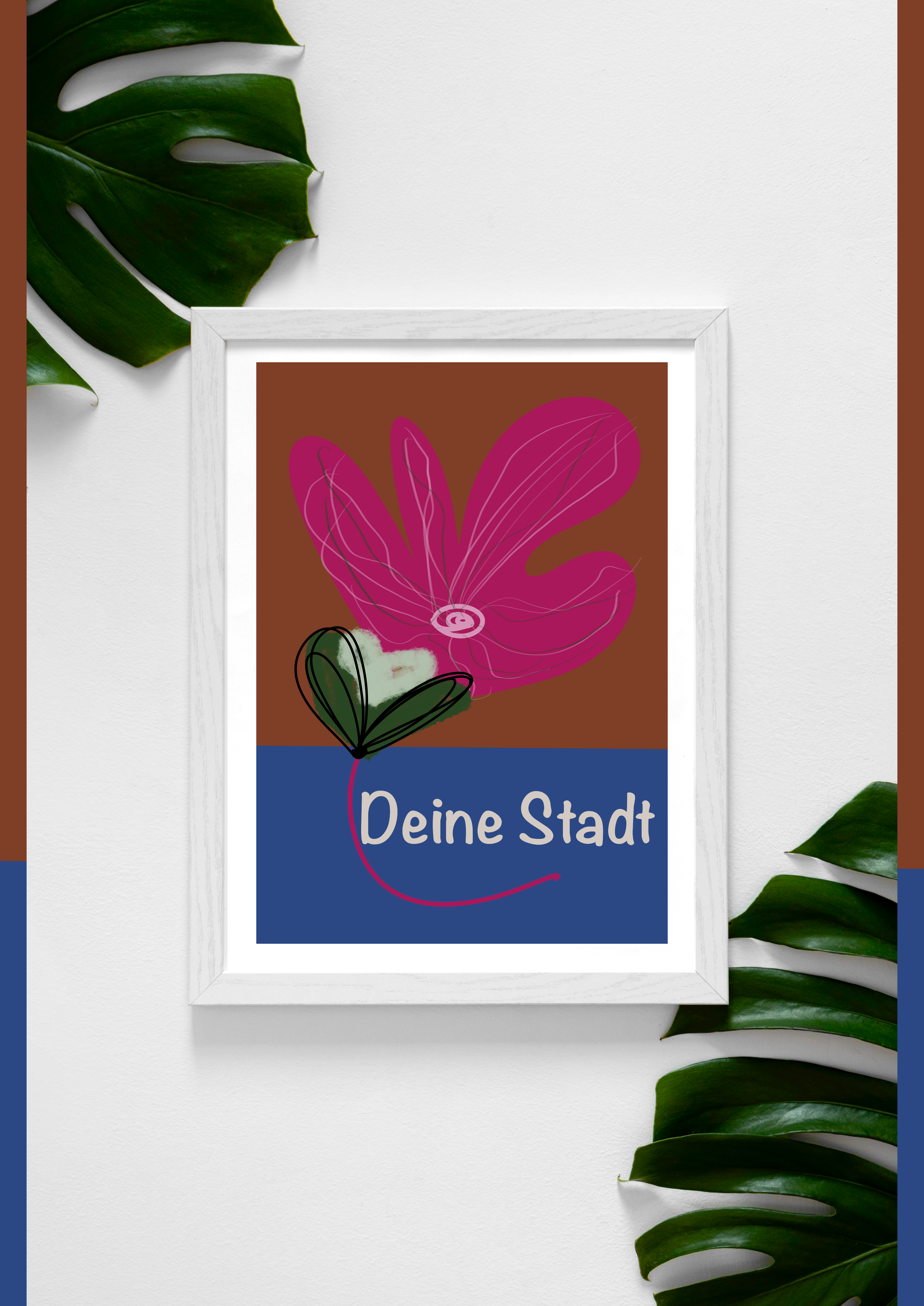 Personalisieren Sie diesen originalen Druck mit Ihrer Stadt
