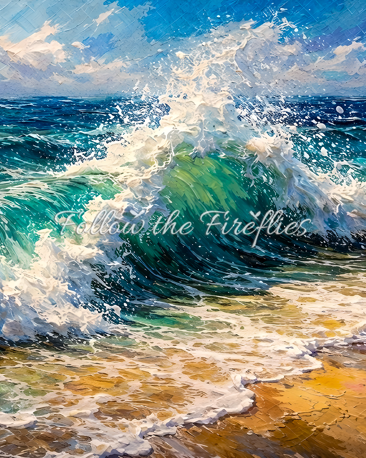 Breaking Waves 30x20