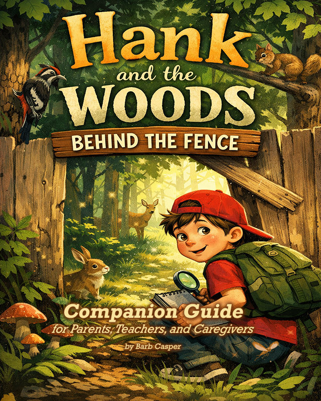 Hank and the Woods Behind the Fence