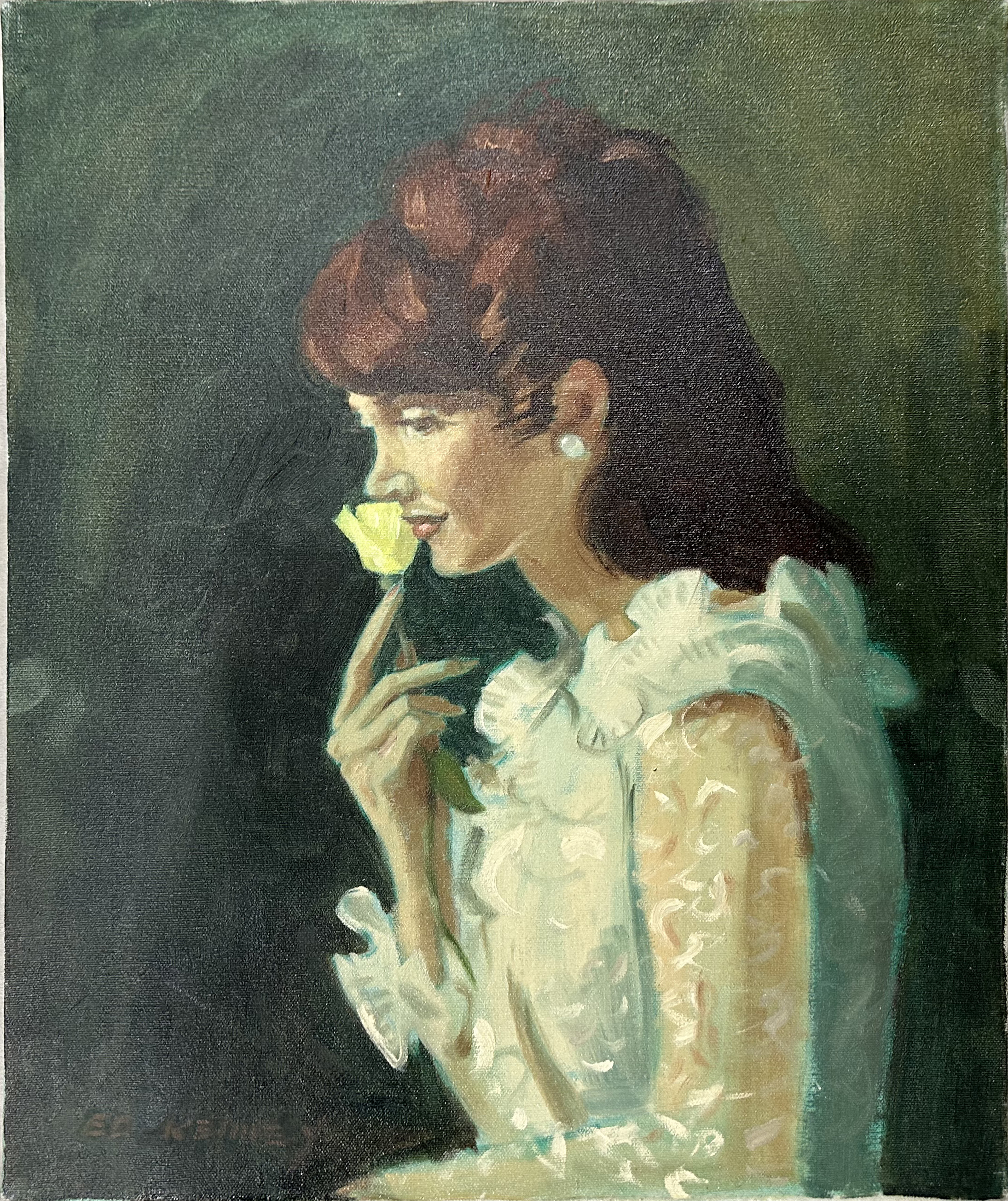 Vintage Portrait Painting