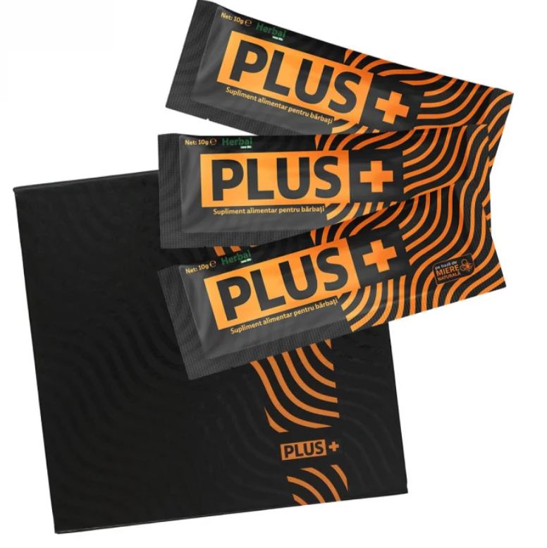 PLUS+  | Miele Naturale per la Potenza | Confezione - 24 Bustine