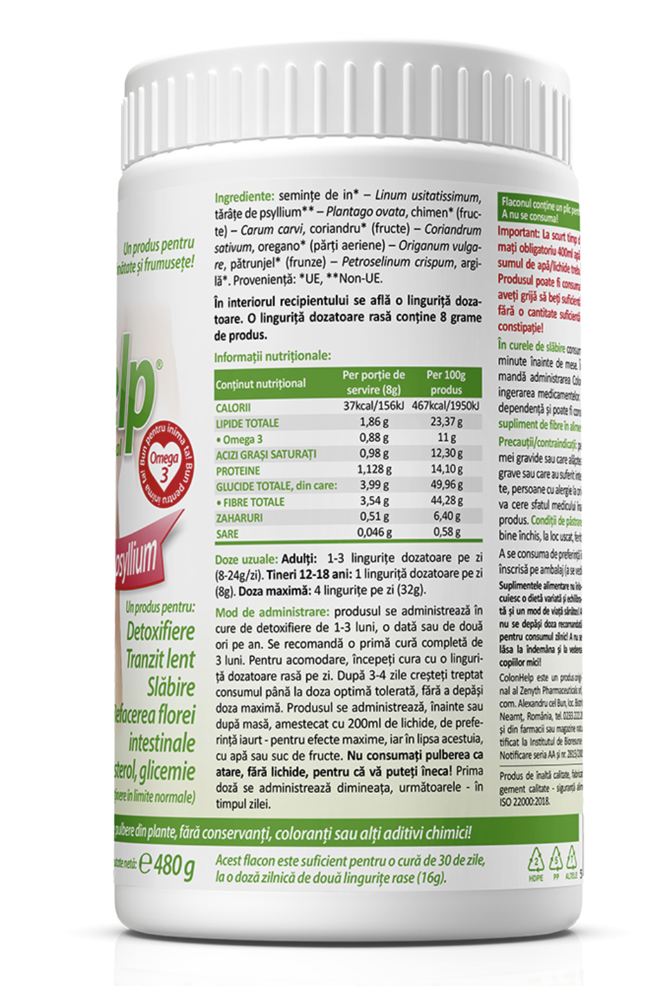 ColonHelp 480g | ZENYTH