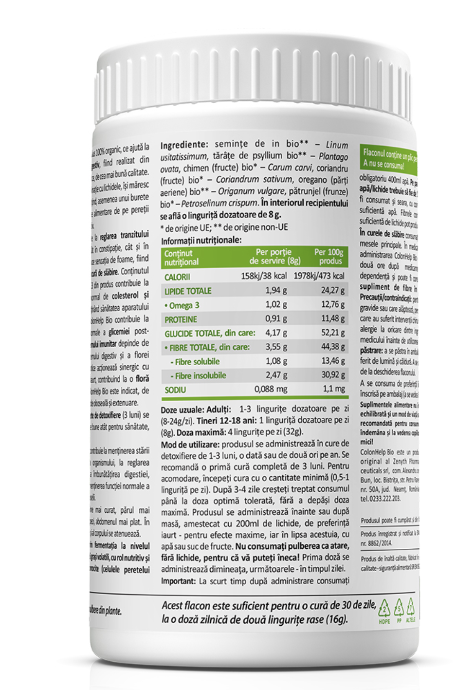 ColonHelp BIO 480g | ZENYTH