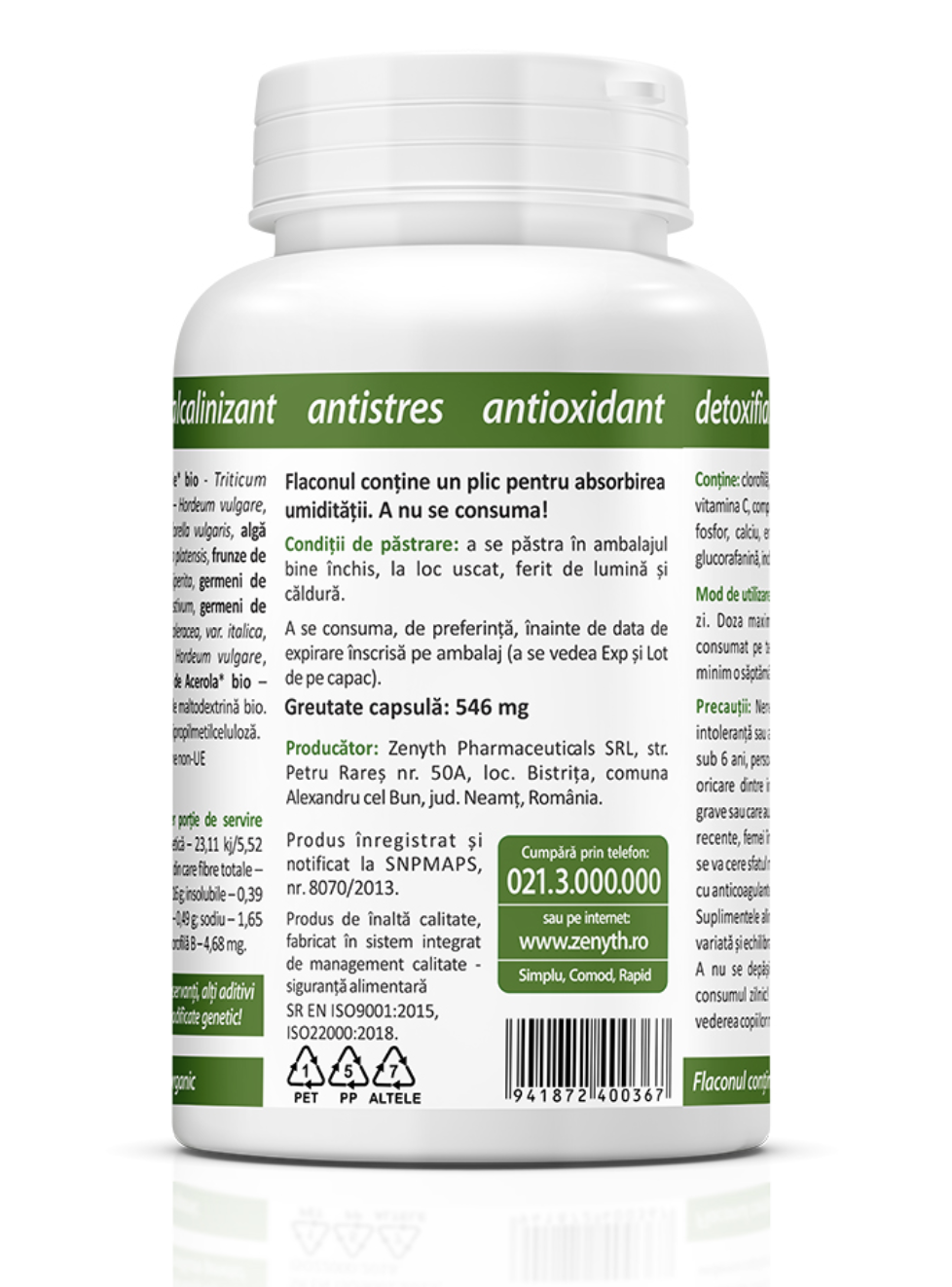 BioGreens 120 Pilolle | ZENYTH