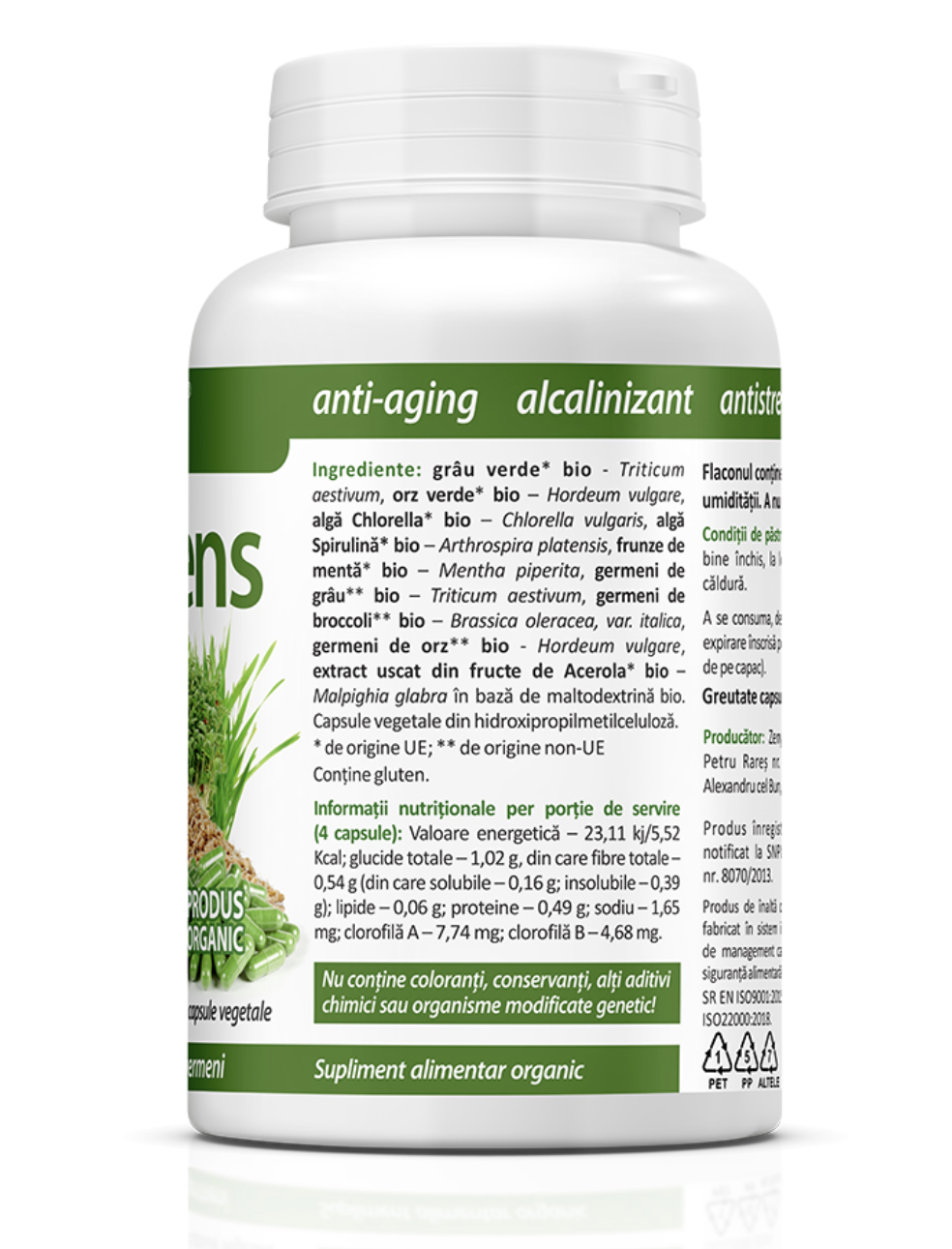BioGreens 120 Pilolle | ZENYTH