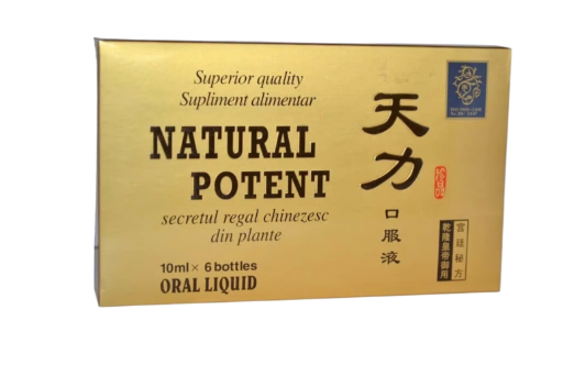 NATURAL POTENT | Stimola il desiderio sessuale | 6 FIOLE DA 10 ML