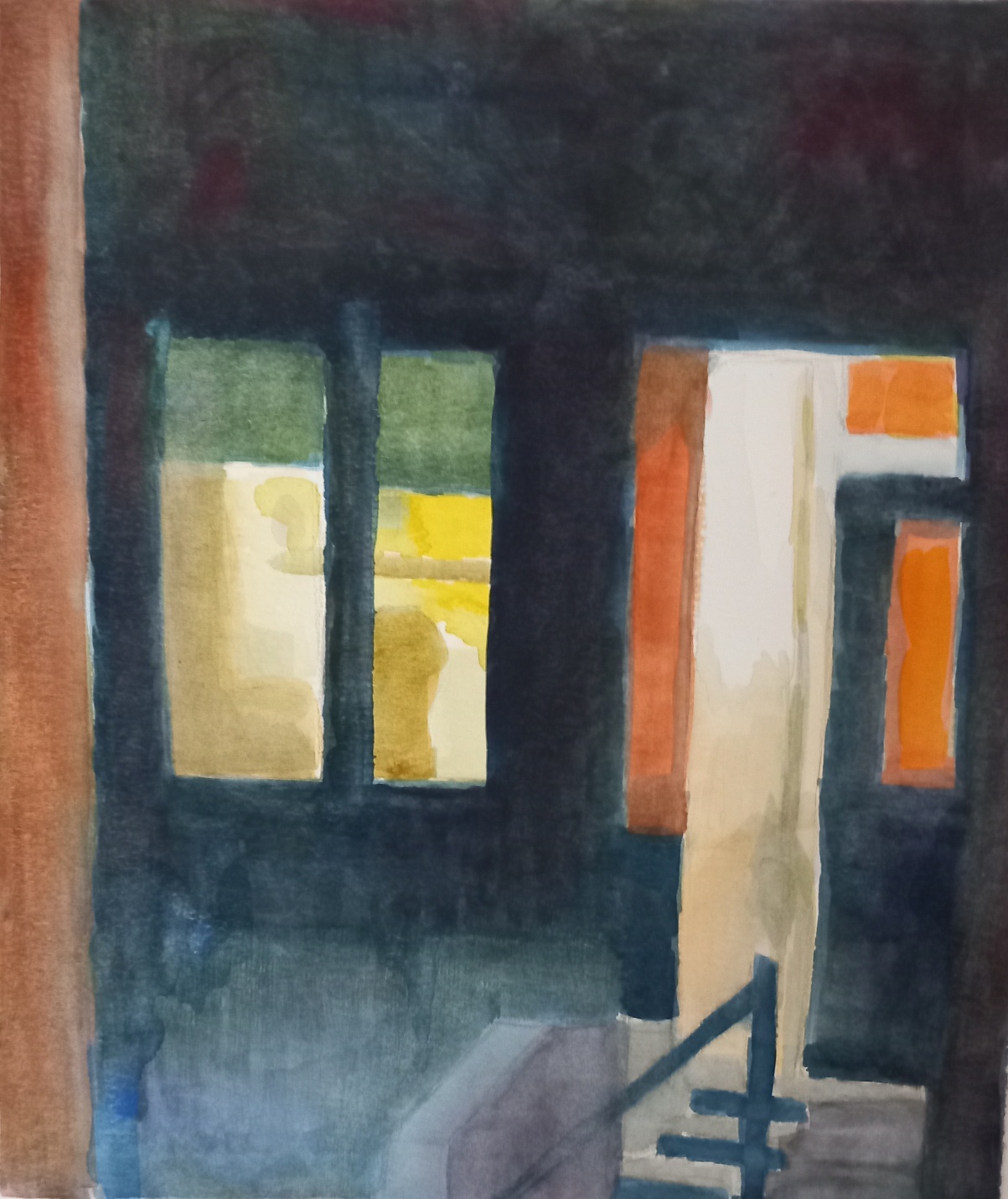 Night street, South London / Artist: Jonathan Cowell