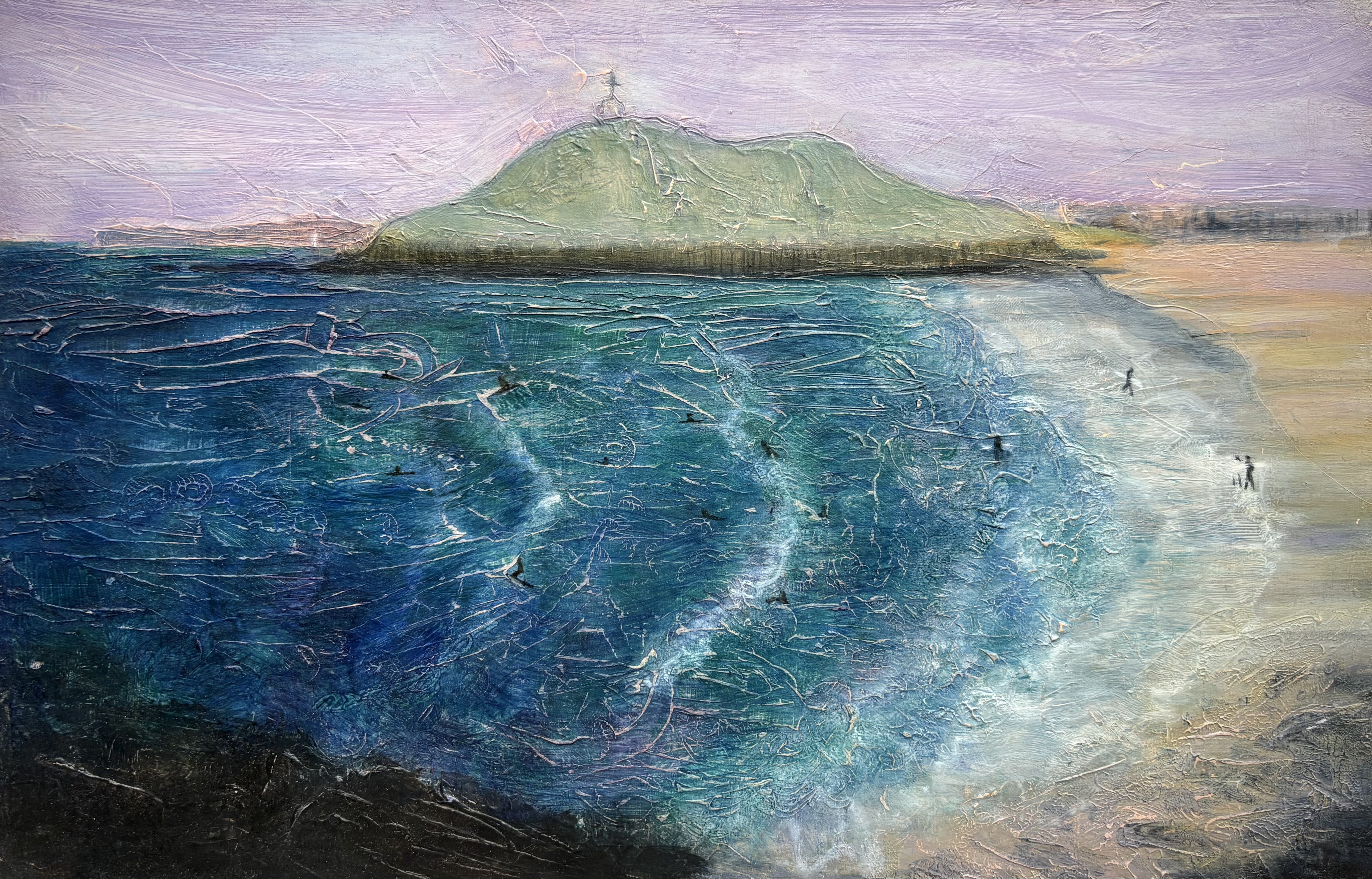 Porthmeor Surf/ Artist: Kathleen Taylor