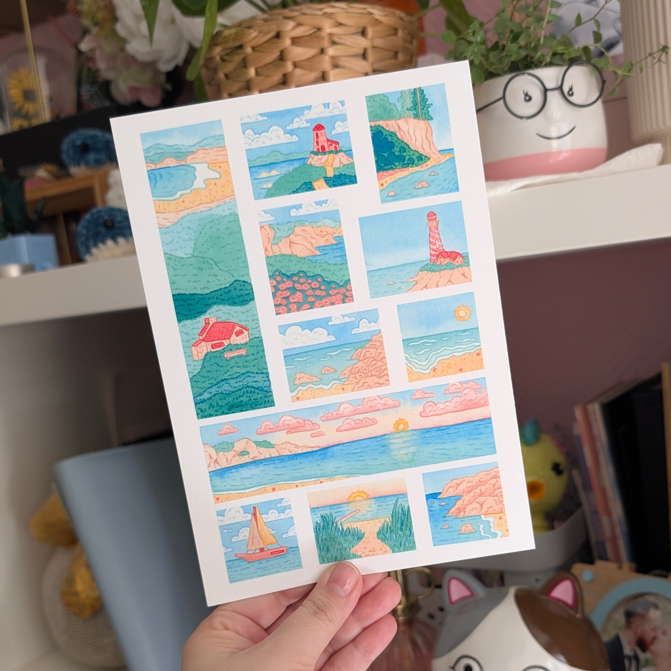 Print - Paysages maritimes