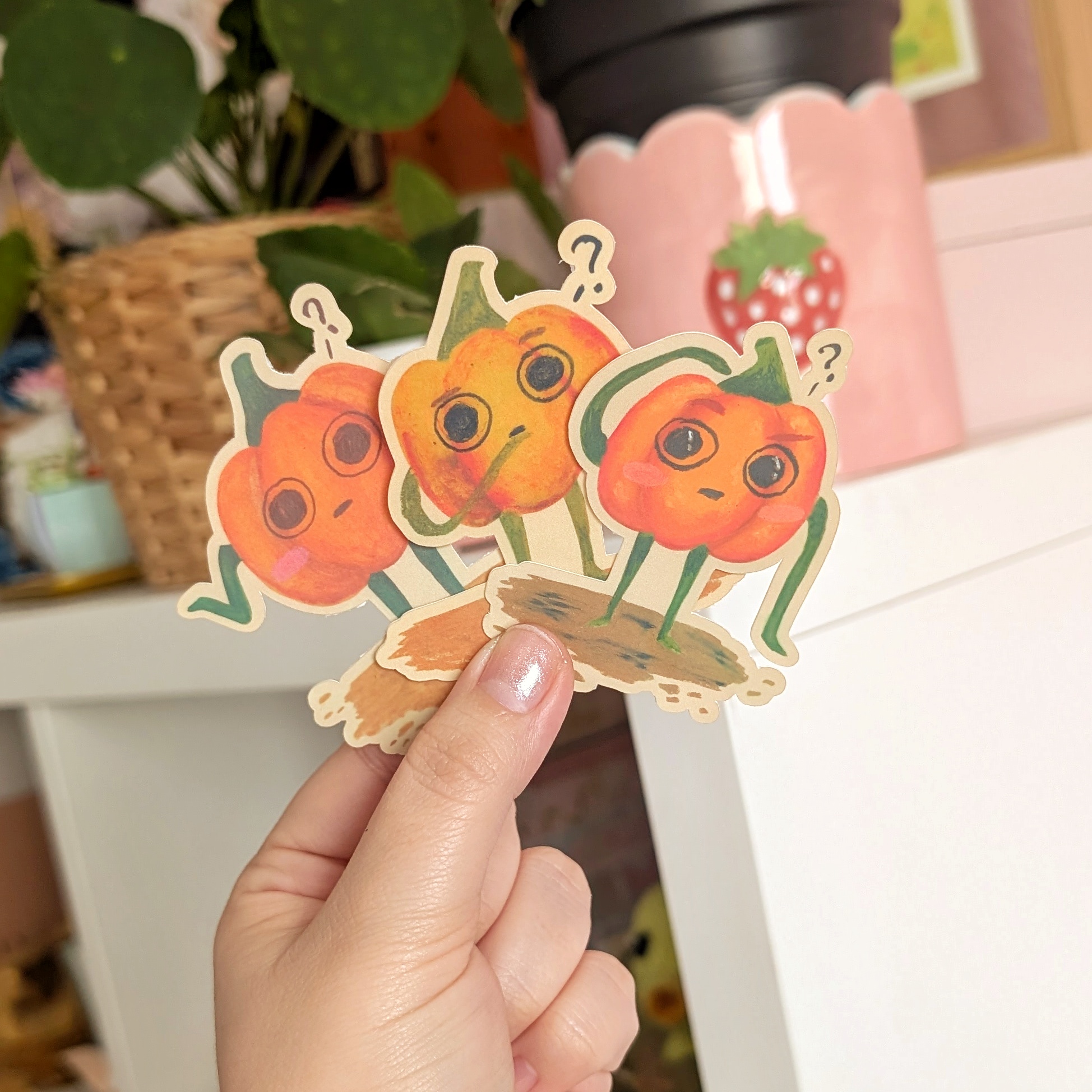 Pack de Stickers - Citrouilles confuses