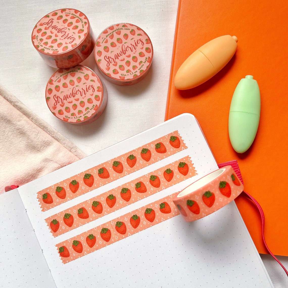 Washitape - Strawberries
