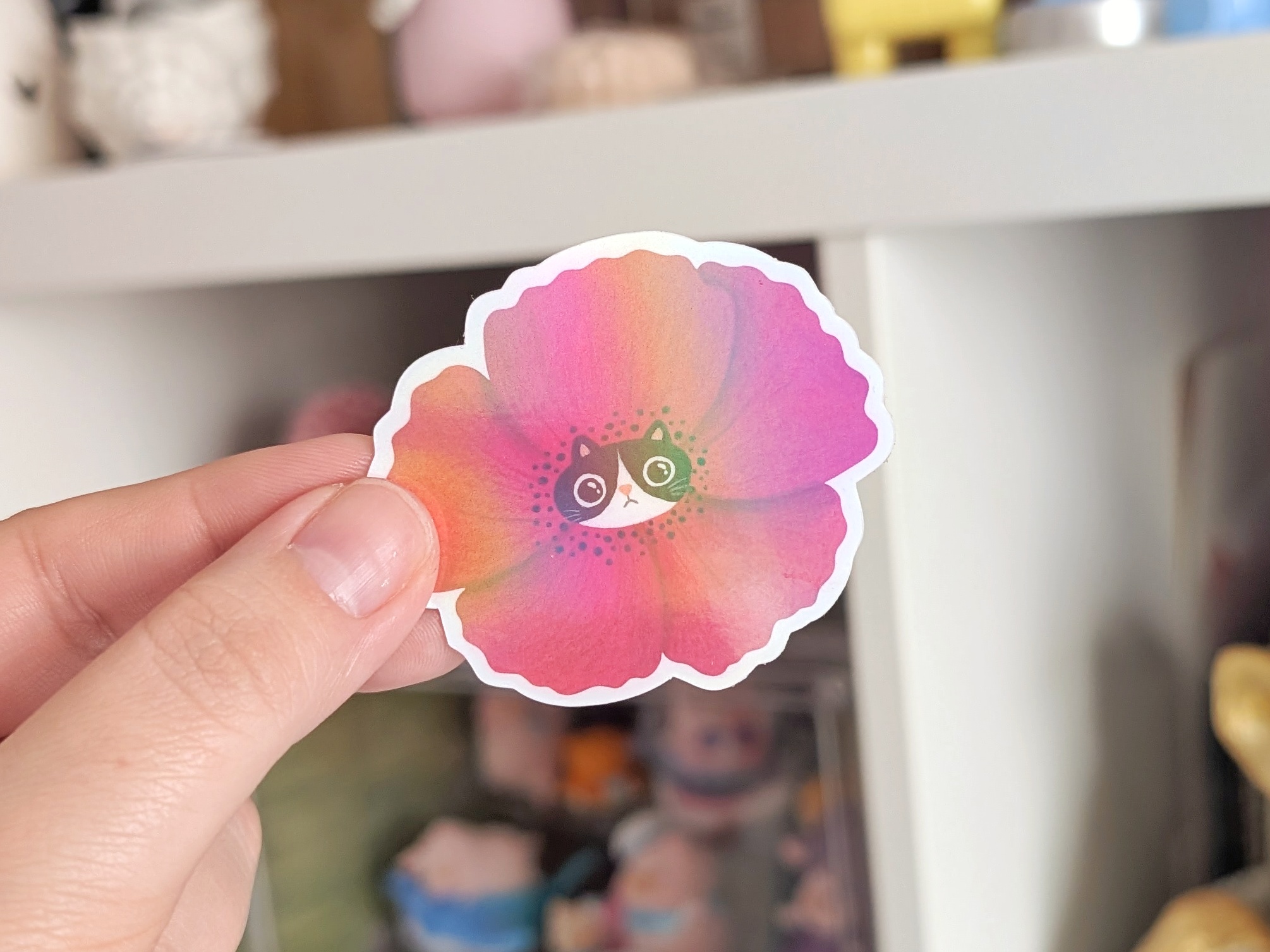 Sticker vinyle - Kitty Poppy