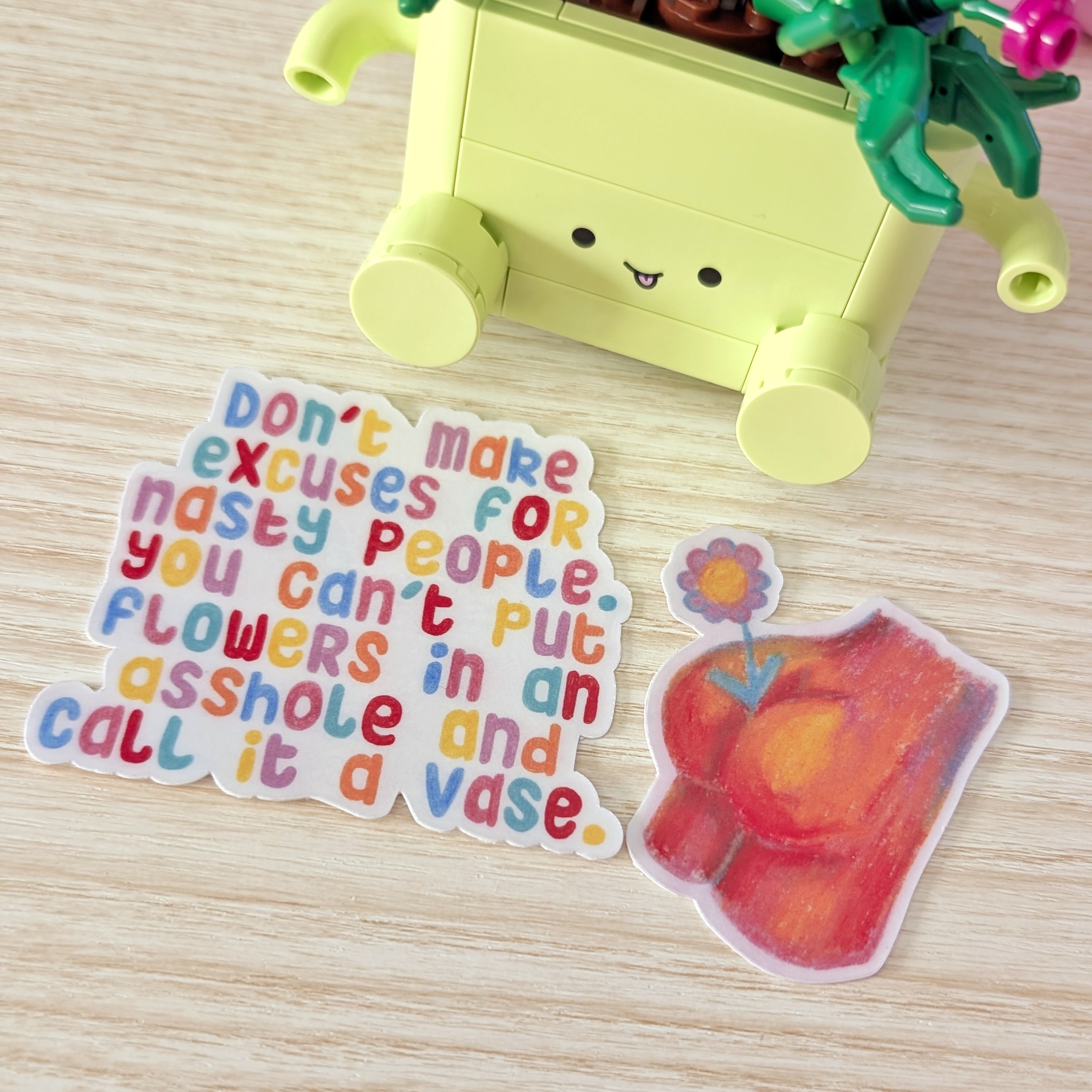 Pack de Stickers - Asshole Vase
