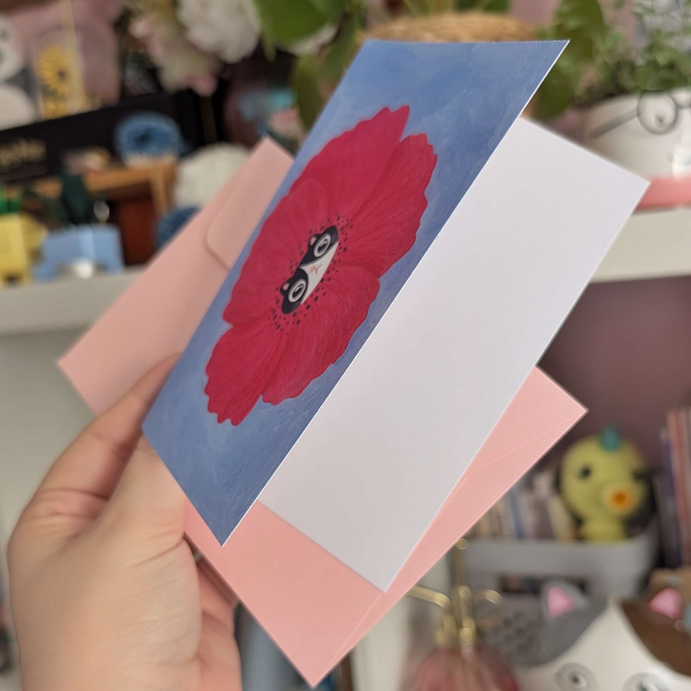 Carte de vœux - Poppy Kitty